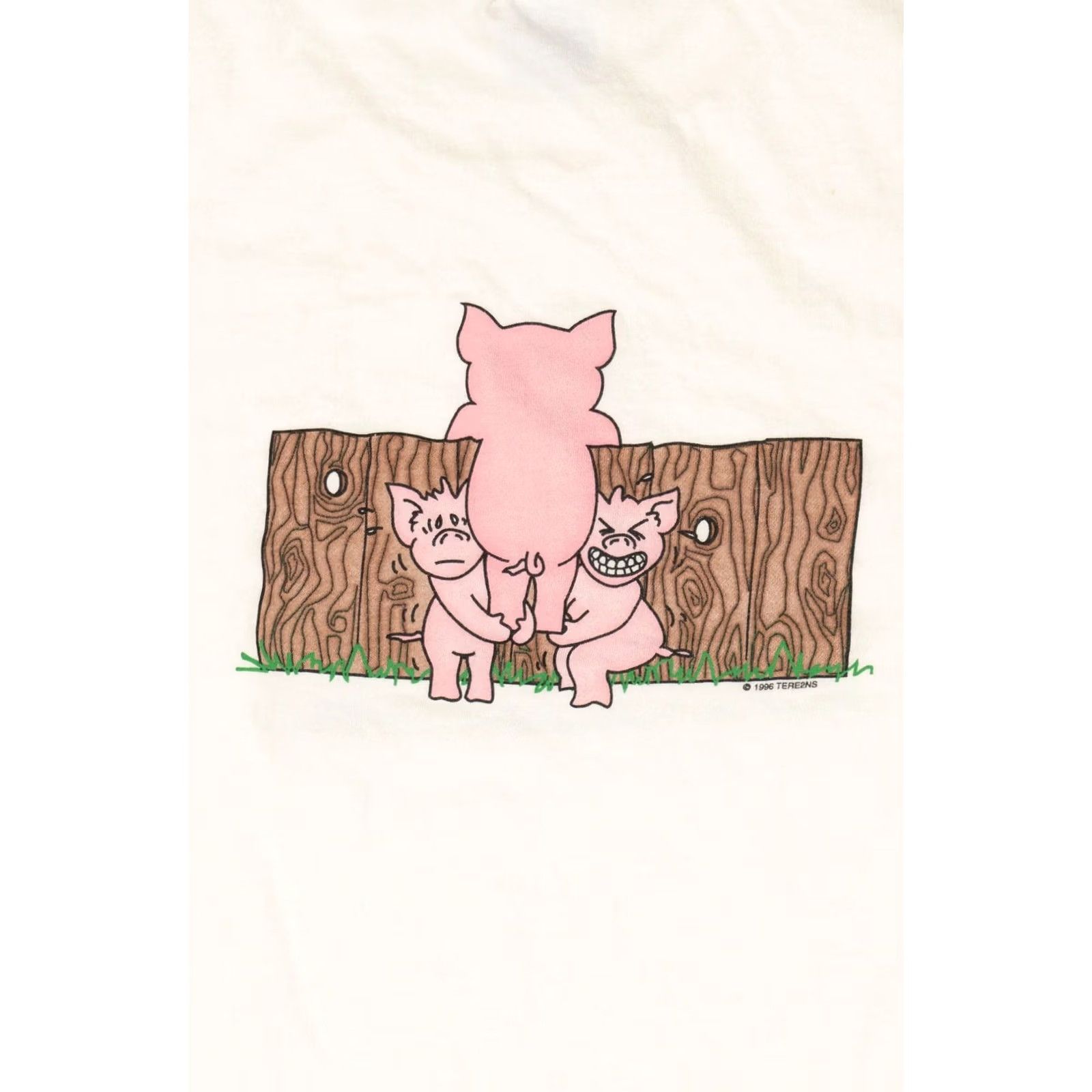 Hanes VINTAGE LAPD Pigs Single Stitch T-Shirt Hanes Large White 1990s Mens Womens Unisex Adults T-Shirt XS-XL Size US L / EU 52-54 / 3 - 4 Thumbnail