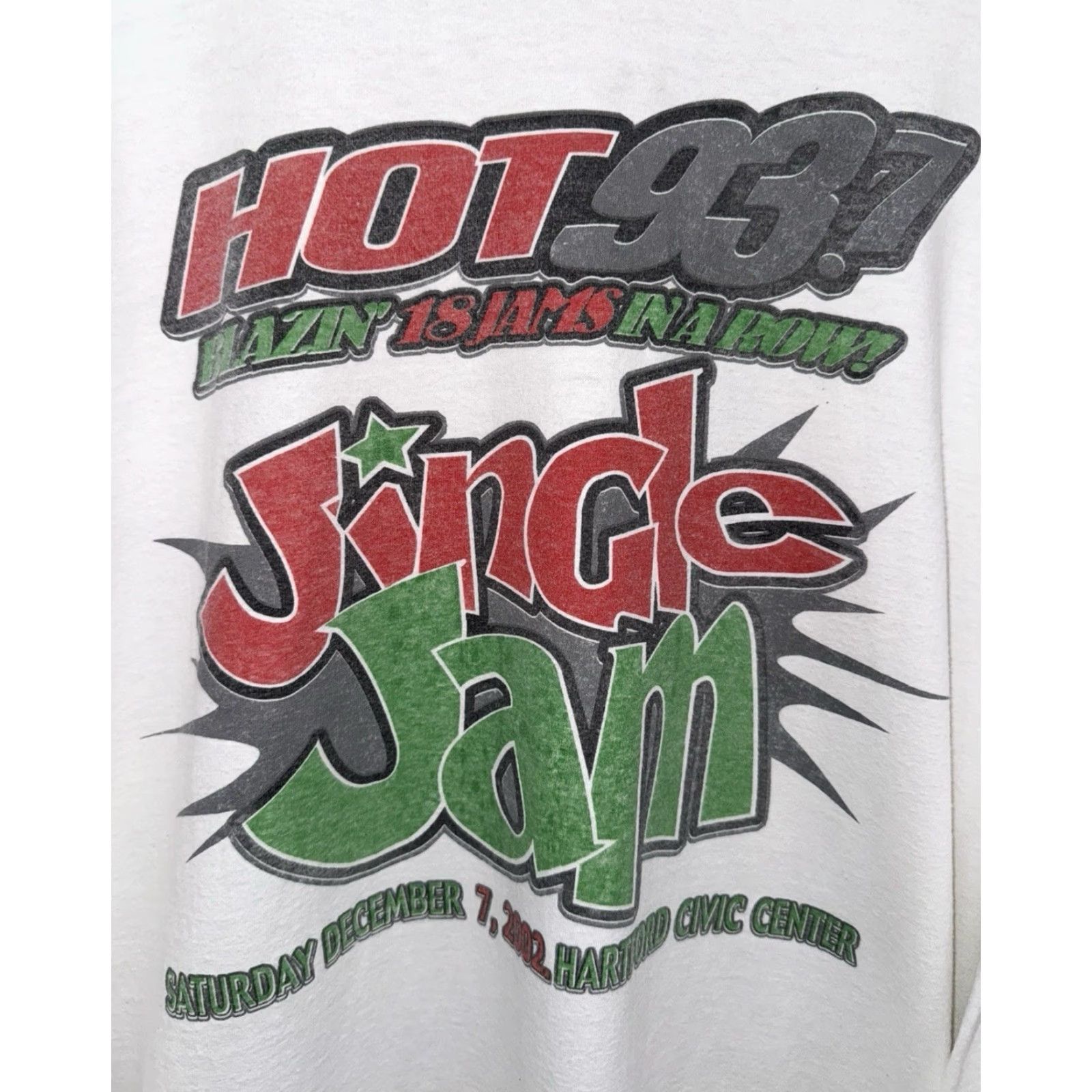 Vintage VINTAGE 2002 Jingle Jam Nas Busta Rhymes Sean Paul Longsleeve Rap Tee Shirt L White Men T-Shirt Size L Size US L / EU 52-54 / 3 - 4 Thumbnail