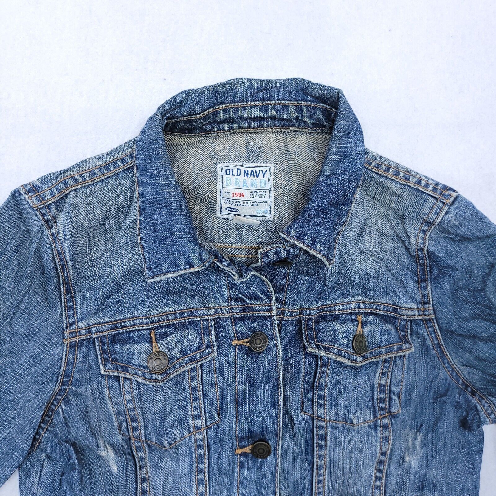 Old Navy Old Navy Casual Button Denim Jean Jacket Womens Size S Blue Size S / US 4 / IT 40 - 1 Thumbnail