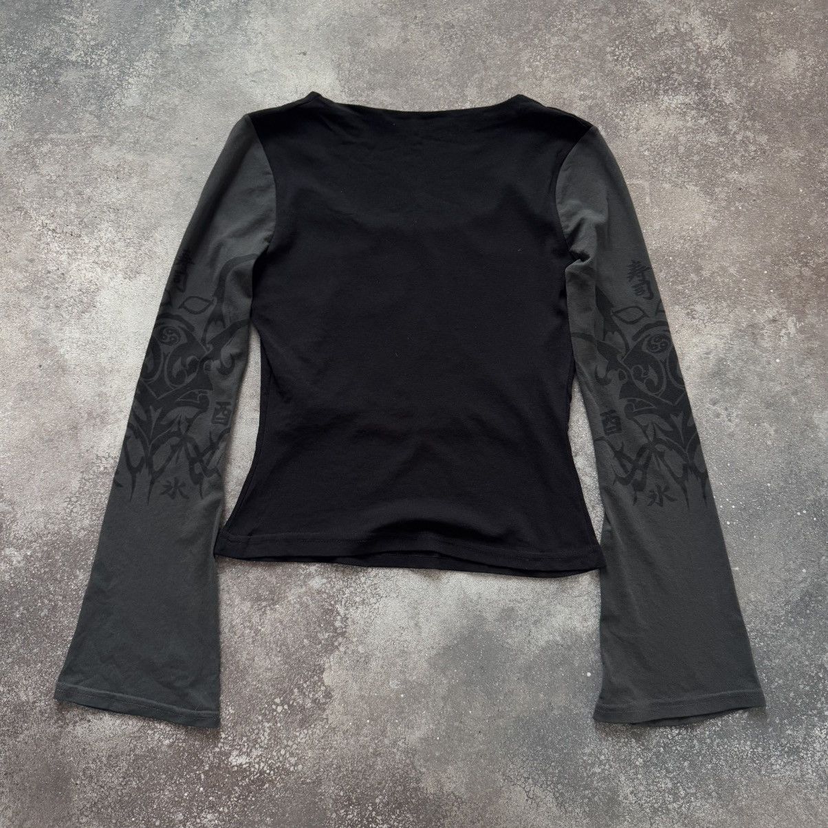 Japanese Brand × Vintage Japanese Tribal Gothic Mesh Long Sleeve Size M / US 6-8 / IT 42-44 - 10 Thumbnail