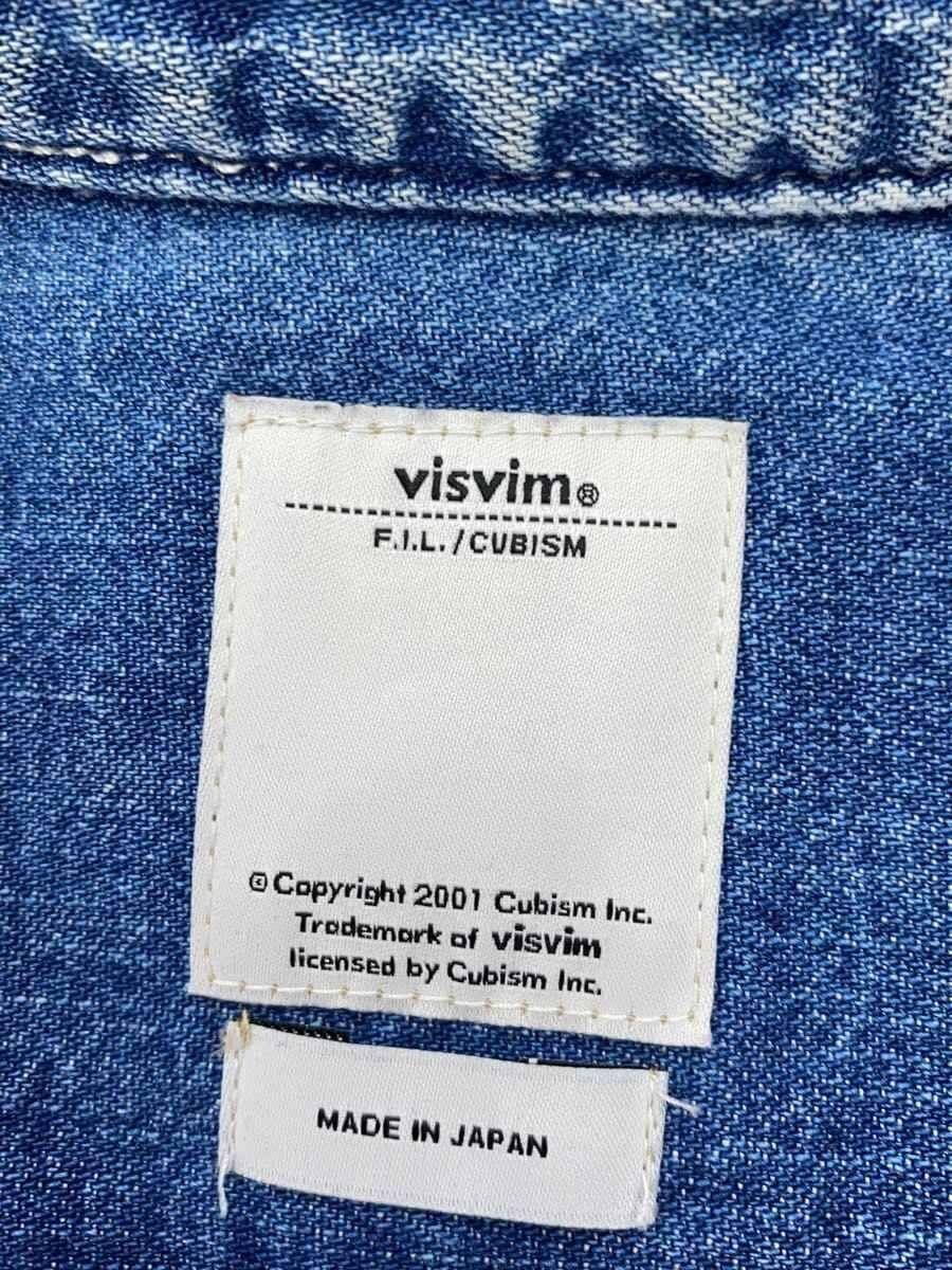 Visvim Blue Cotton Long-sleeved Shirt Size US S / EU 44-46 / 1 - 3 Thumbnail