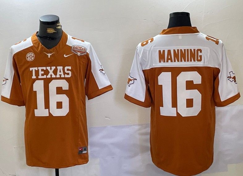 Other Men's Texas Longhorns 16 Arch Manning Orange Jersey Size US M / EU 48-50 / 2 - 1 Thumbnail