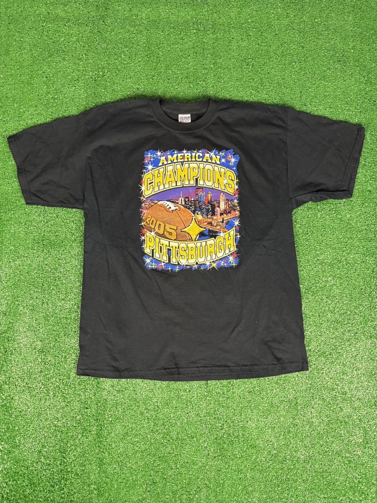 NFL × Vintage Vintage 2005 Pittsburgh Steelers American Champions t-shirt Size US XL / EU 56 / 4 - 1 Thumbnail