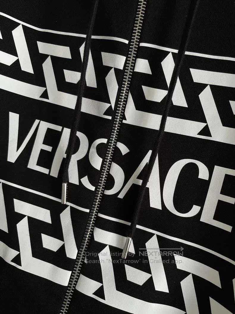 Versace Versace Men's logo hooded sweatshirt Size US M / EU 48-50 / 2 - 2 Thumbnail