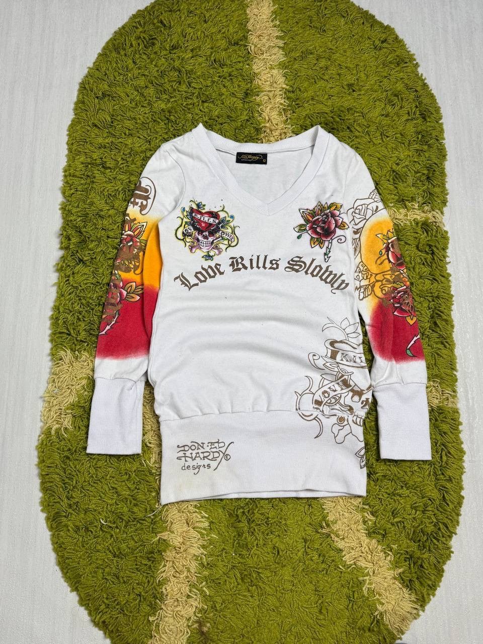 Ed Hardy ED HARDY CHRISTIAN AUDIGIER CARDIGANS SWEATER Size L / US 10 / IT 46 - 1 Thumbnail