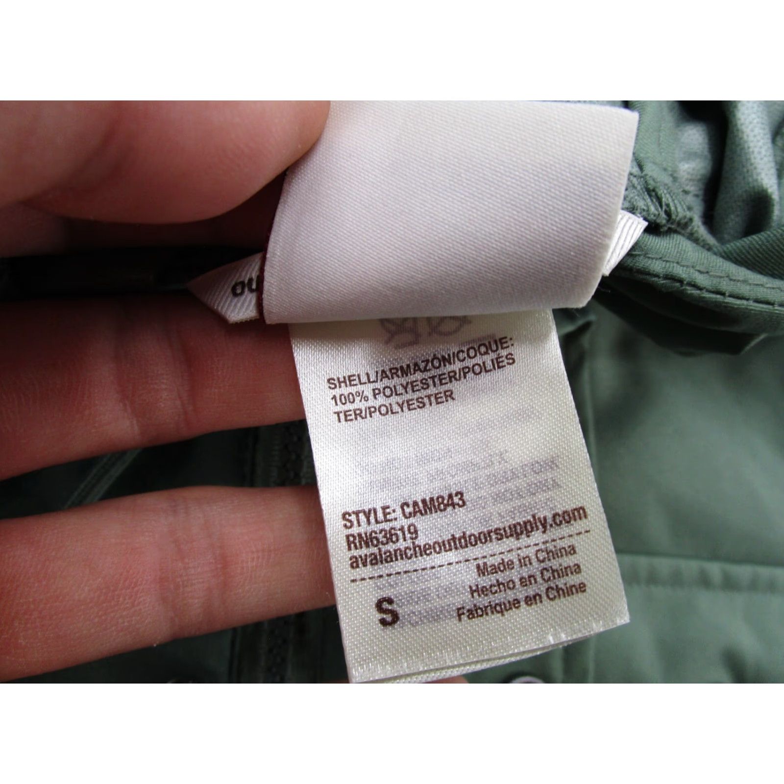 Avalanche VINTAGE Avalanche Jacket SZ S Sage Green Windbreaker Hooded Rain Hiking Outdoors Nature Mens Size US S / EU 44-46 / 1 - 4 Thumbnail