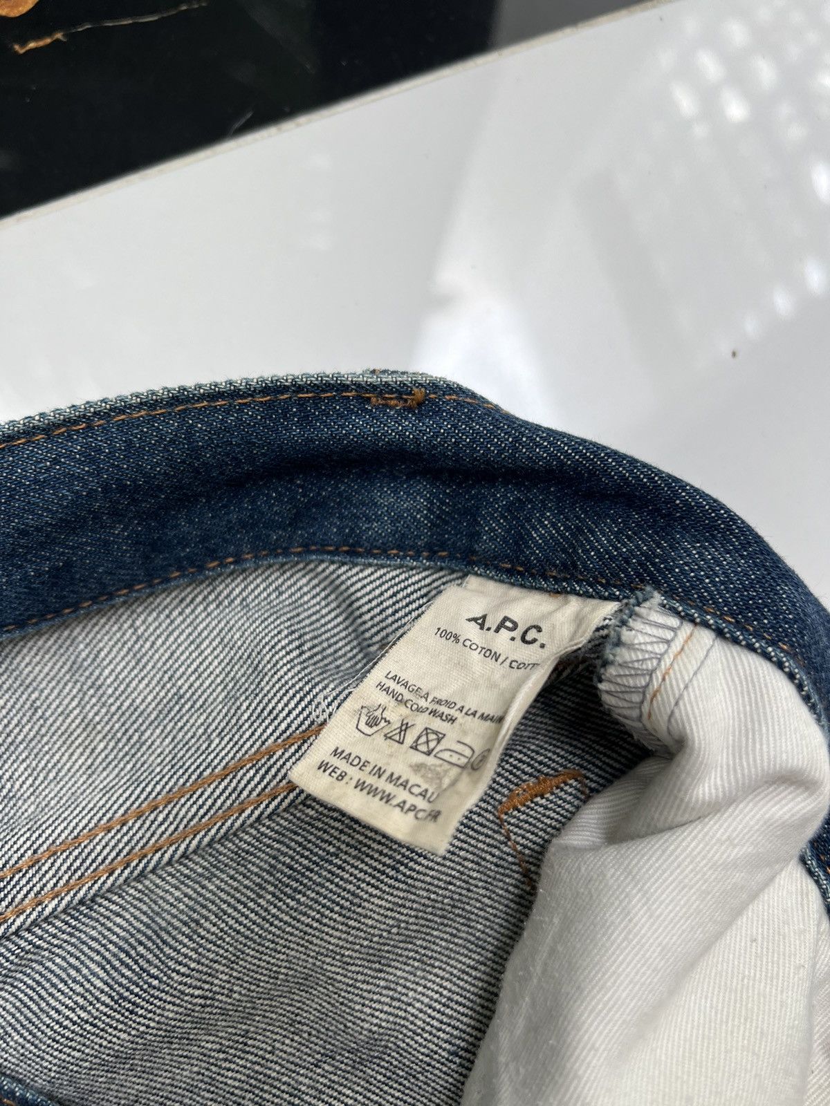 A.P.C. × Vintage 90’s APC NEW CURE H SLIM JEANS Y2K Size US 30 / EU 46 - 5 Thumbnail