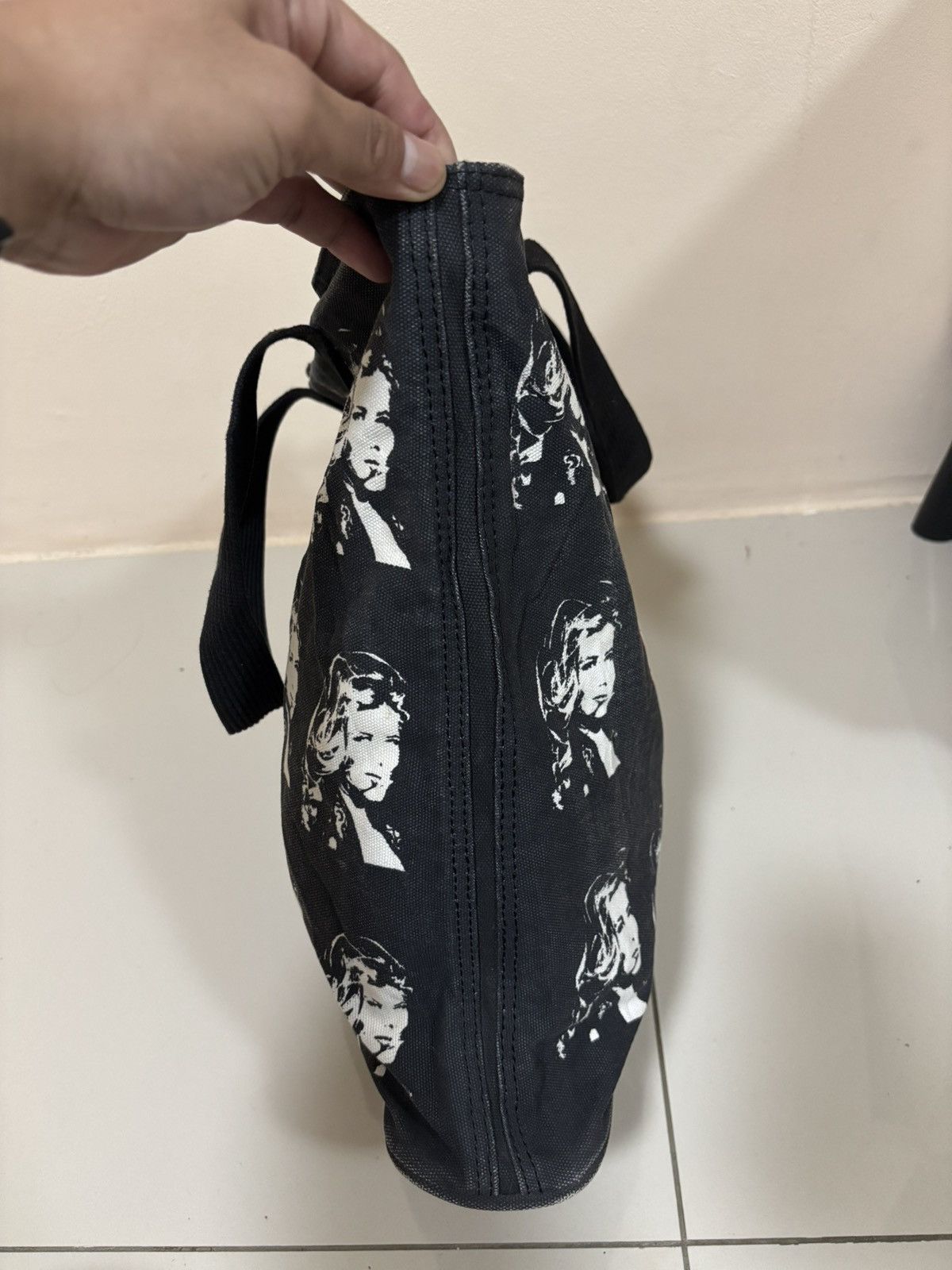 Guess VINTAGE GUESS CLAUDIA SCHIFFER TOTE BAG Size ONE SIZE - 5 Thumbnail