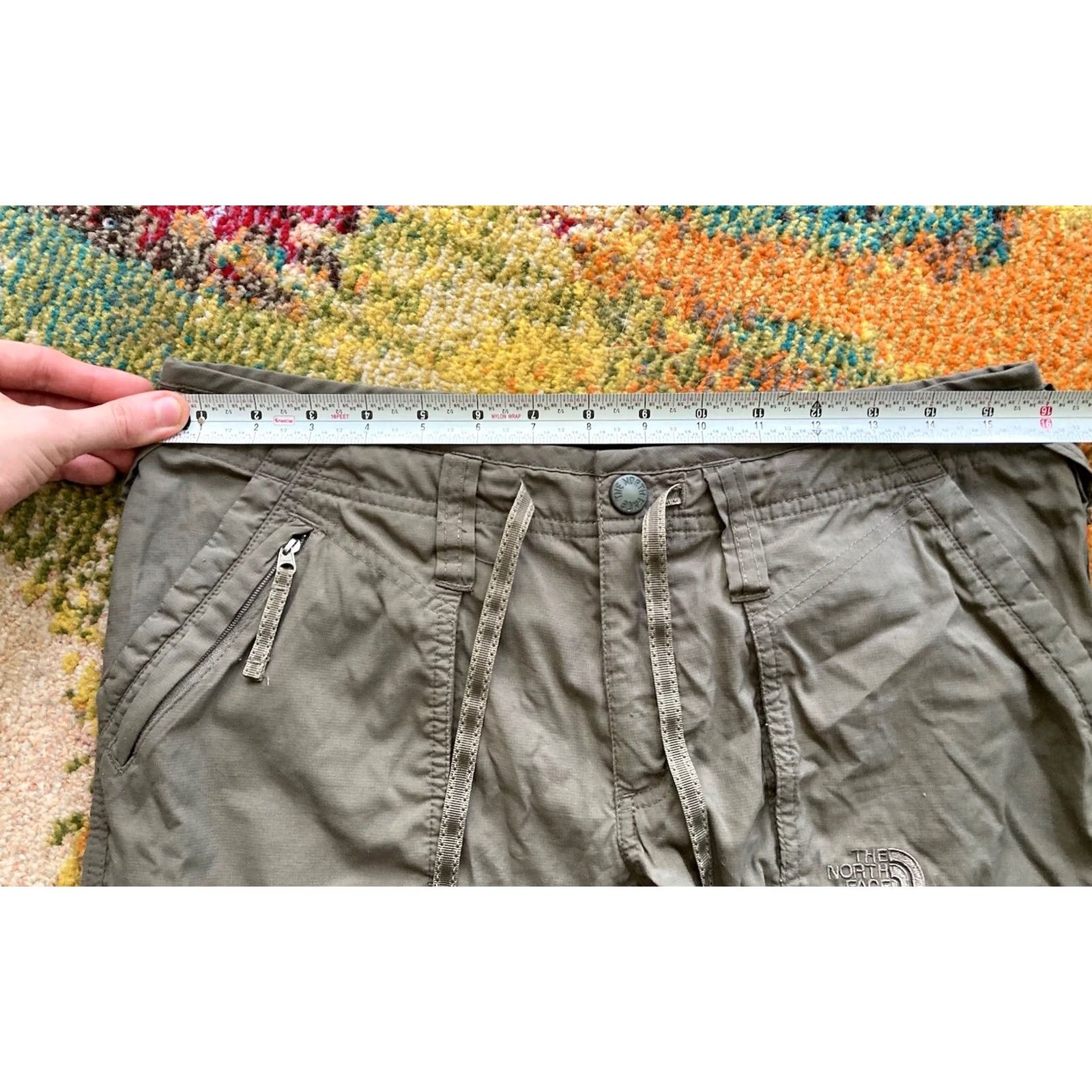 The North Face The North Face Womens Hiking Pants Size 8 Nylon Quick Dry Ripstop Drawstring Brown Casual Travel Workwear Outdoor Camping Size 30" / US 8 / IT 44 - 4 Thumbnail