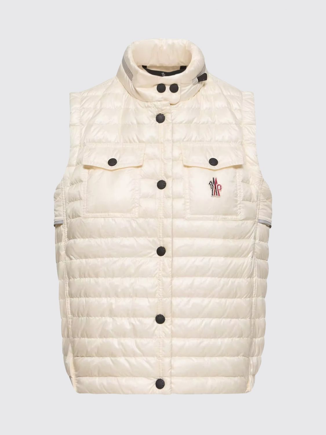 Moncler Moncler Waistcoat Woman White Size XS / US 0-2 / IT 36-38 - 1 Preview