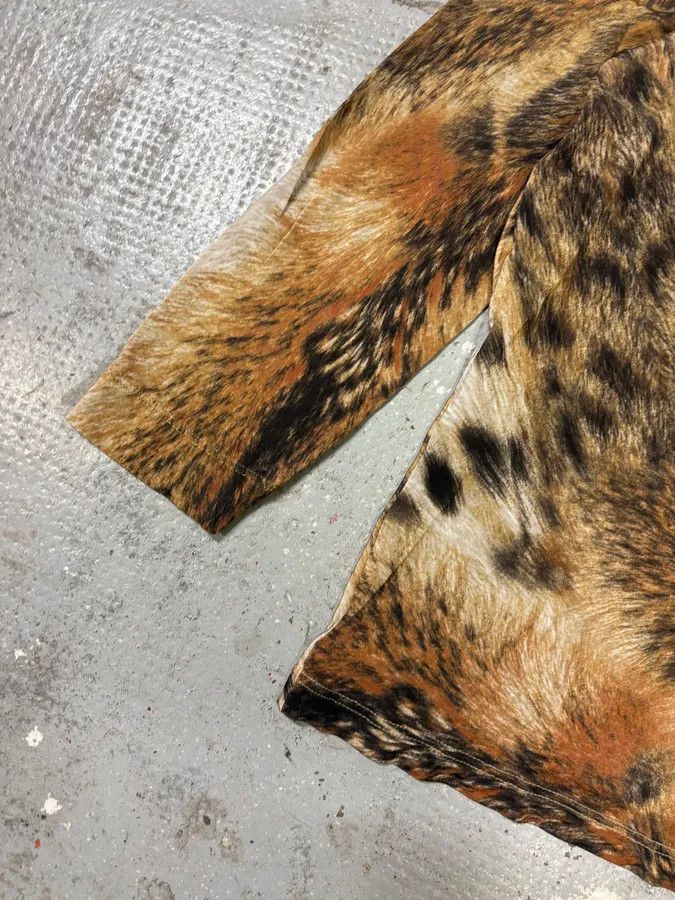 Just Cavalli × Vintage 2000s Cavalli Fur Effect Savage Top Size M / US 6-8 / IT 42-44 - 5 Thumbnail