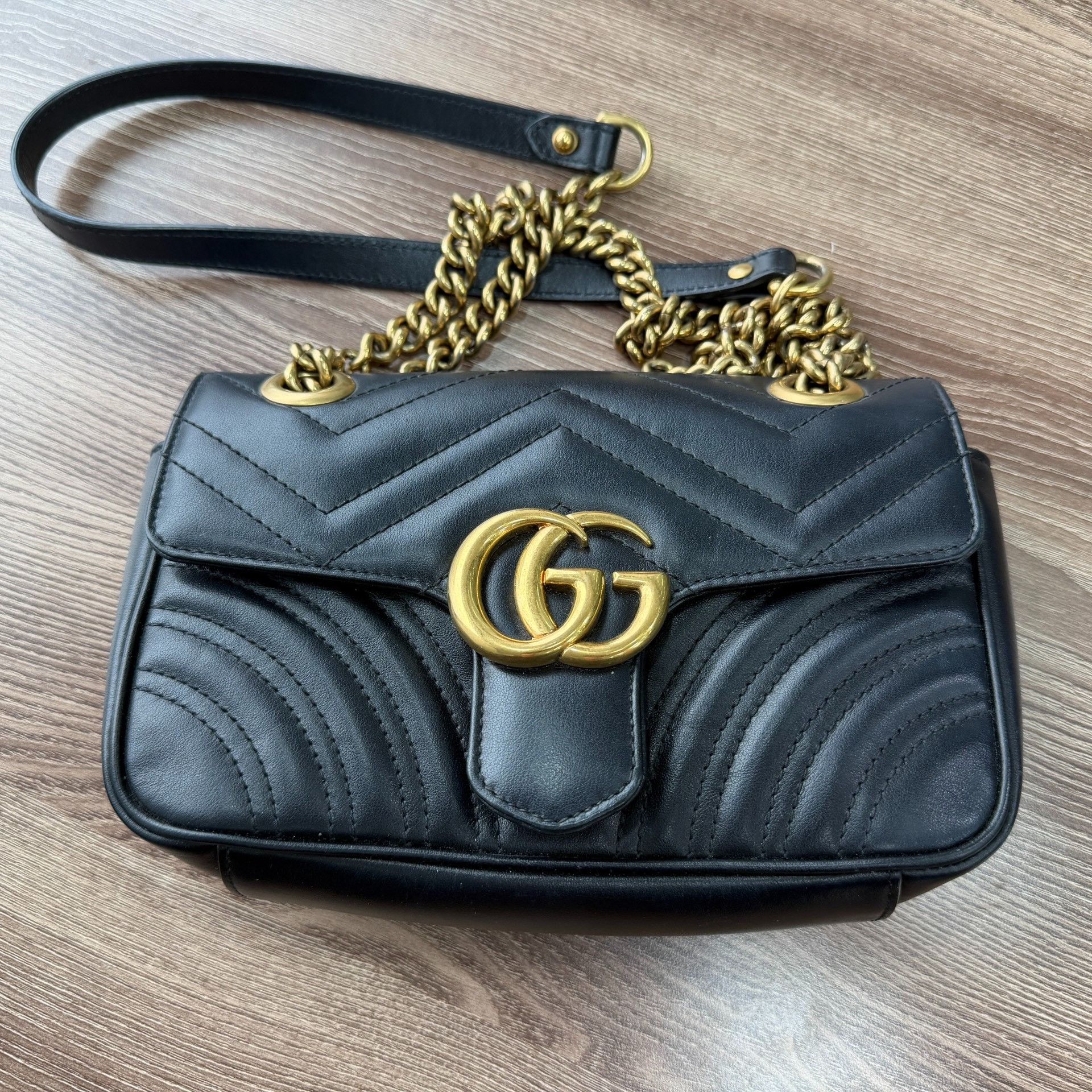 Gucci Gucci Black Shoulder Bag OS Women Size ONE SIZE - 1 Thumbnail