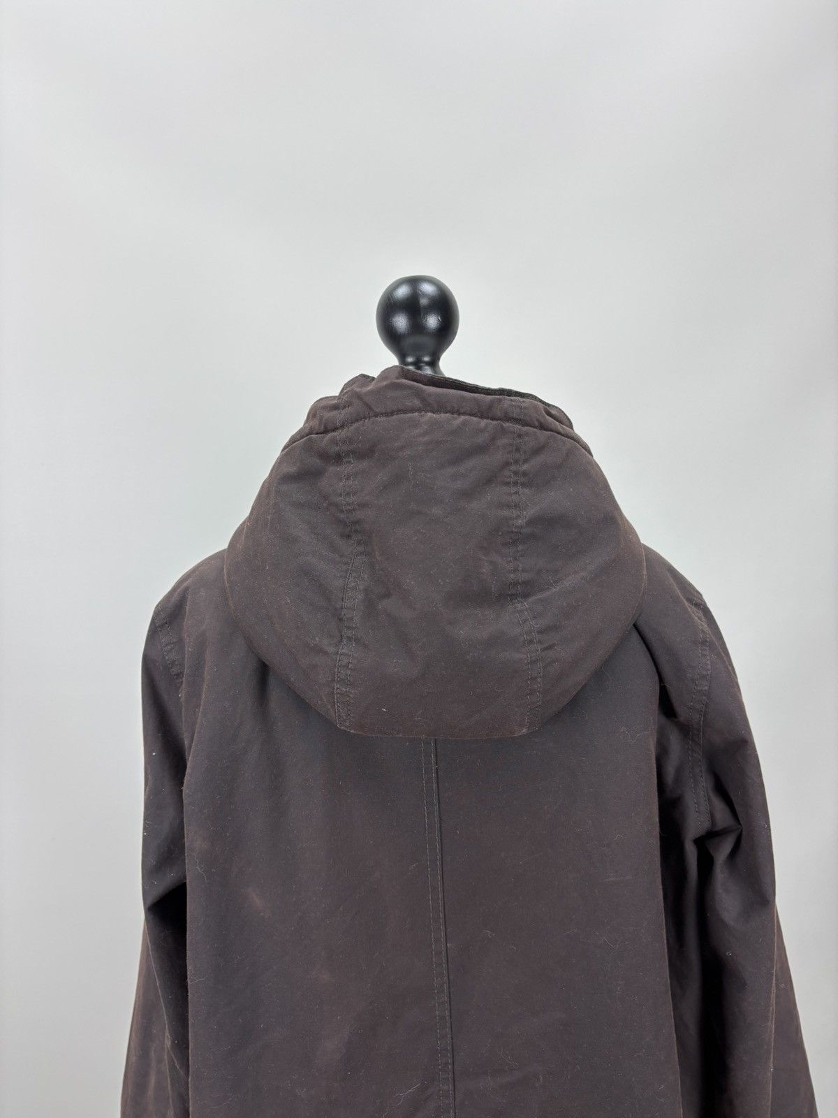 Barbour Womens waxed jacket Barbour Bethwin Size 42 Color Brown Size XL / US 12-14 / IT 48-50 - 8 Thumbnail