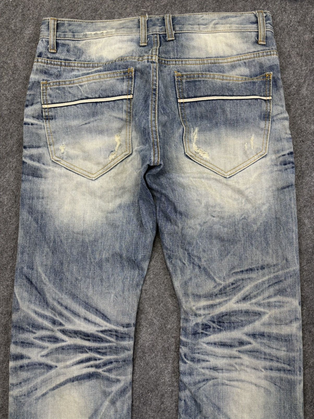 Other 💥Artisanal Fades💥improves Rare Style Distressed Denim F941 Size US 33 - 9 Thumbnail