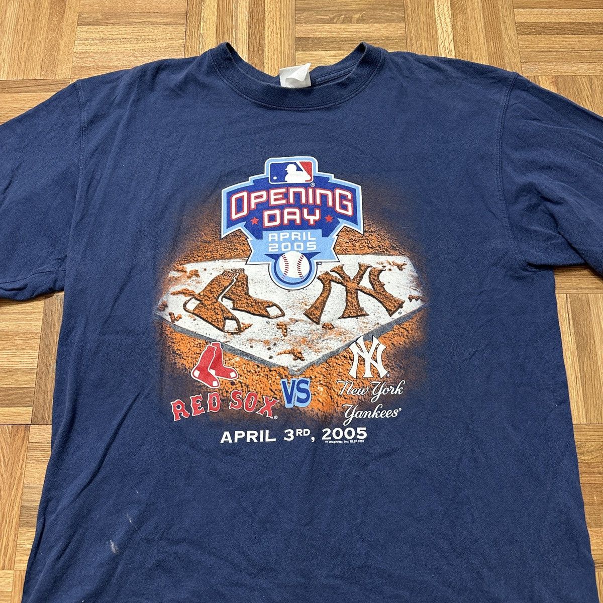 Lee MLB Opening Day 2005 Red Sox vs Yankees tee Size US XL / EU 56 / 4 - 3 Thumbnail