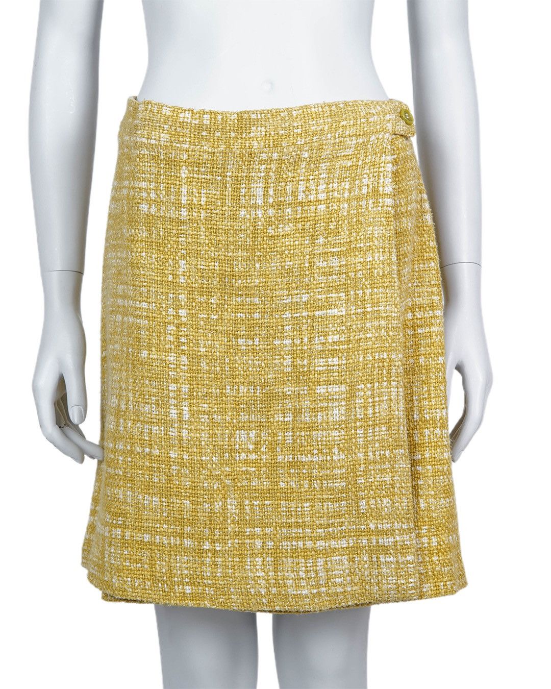 Prada Prada S/S1996 Tweed Skirt Size 32" / US 10 / IT 46 - 1 Thumbnail