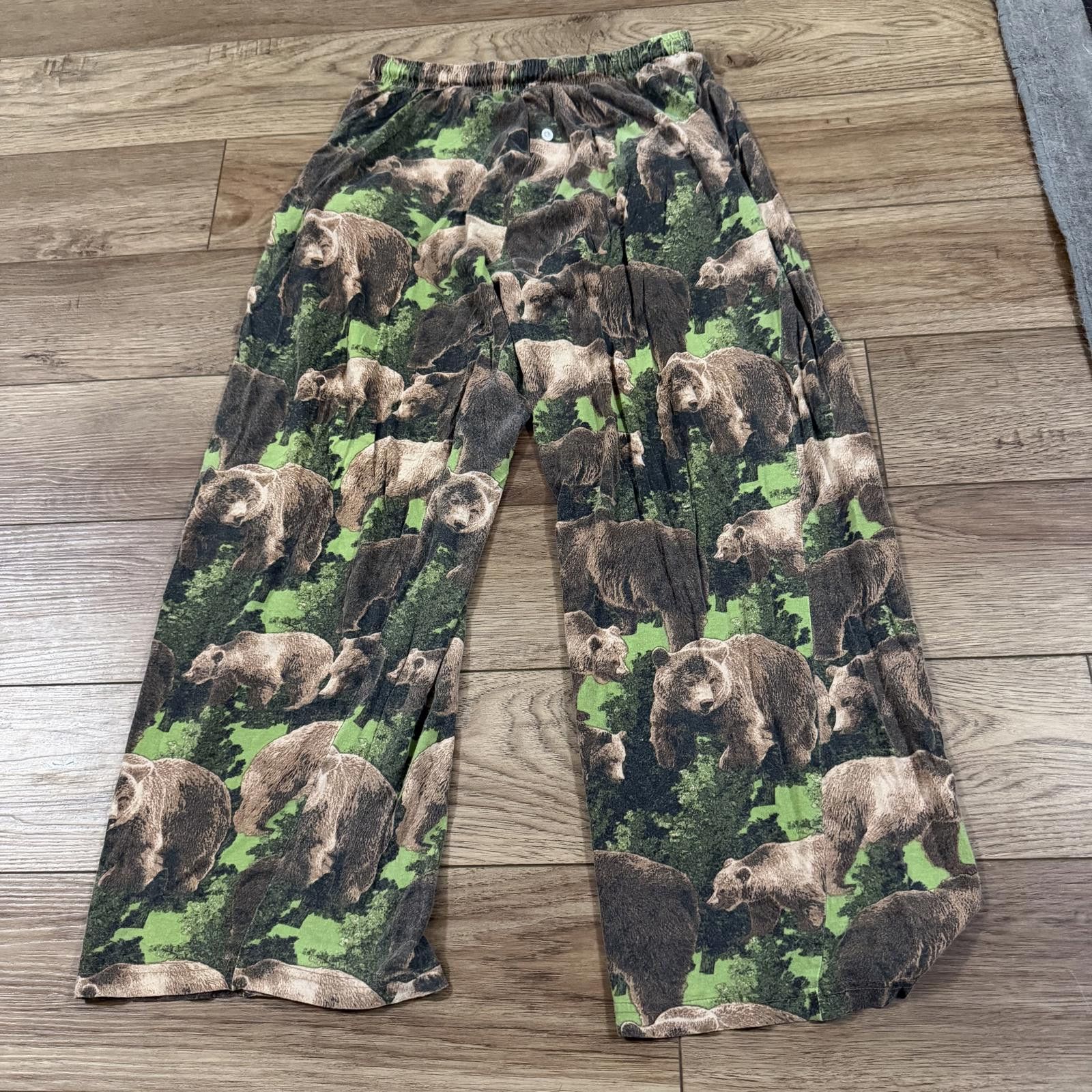 Other Bear Nature All Over Print Pajama Pant Fun Boxers Loungewear Size ONE SIZE - 1 Thumbnail