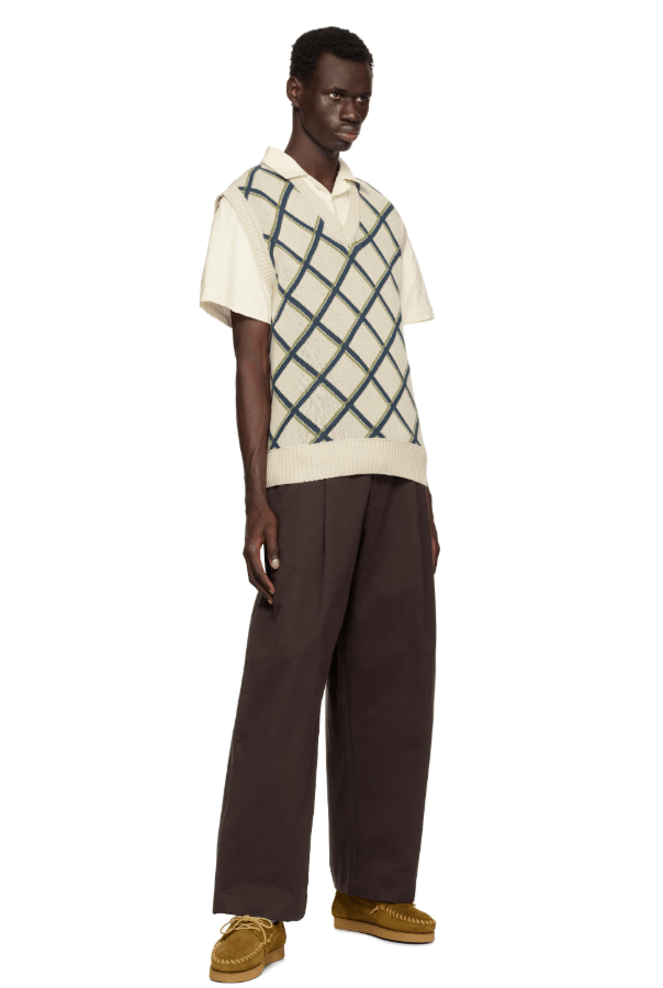 Palmes BNWT SS25 PALMES ARGYLE KNITTED VEST S Size US S / EU 44-46 / 1 - 13 Thumbnail