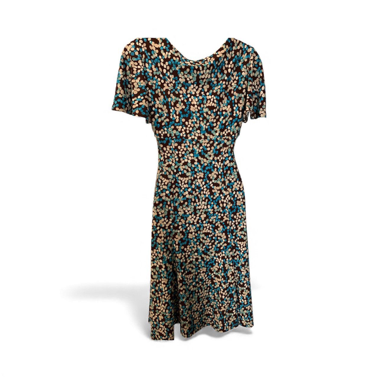 Chaps Chaps Floral Print Midi Dress (item#10046) Size XS / US 0-2 / IT 36-38 - 6 Thumbnail