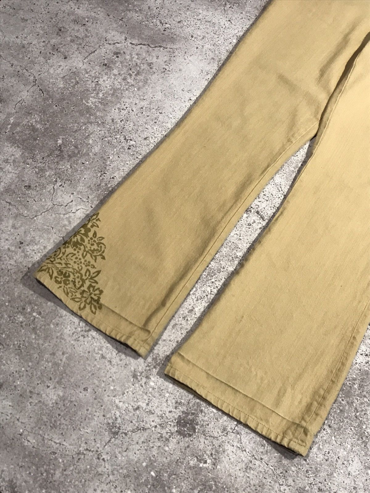 Polo Ralph Lauren × RRL Ralph Lauren × Vintage Vintage 90s Jeans Polo Ralph Lauren Flared Graphic Print Size 34" / US 12 / IT 48 - 7 Thumbnail