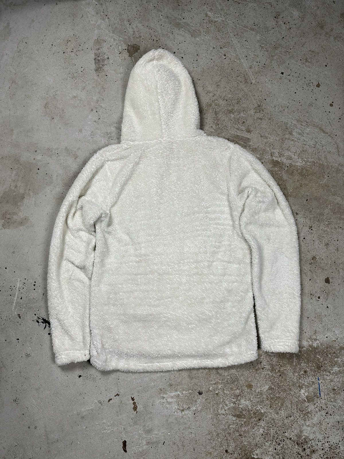 Nike × Vintage ‼️ Vintage y2k Nike Sherpa Fleece Hoodie Spellout Boot Size US M / EU 48-50 / 2 - 2 Thumbnail