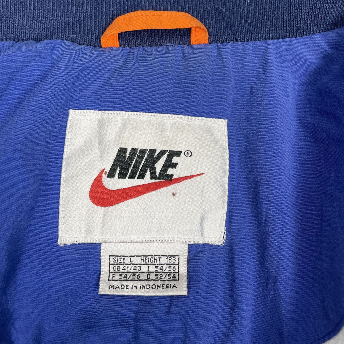 Nike 🌟90s NIKE NETHERLANDS EURO LIGHT ZIPPER JACKET Size US L / EU 52-54 / 3 - 9 Thumbnail