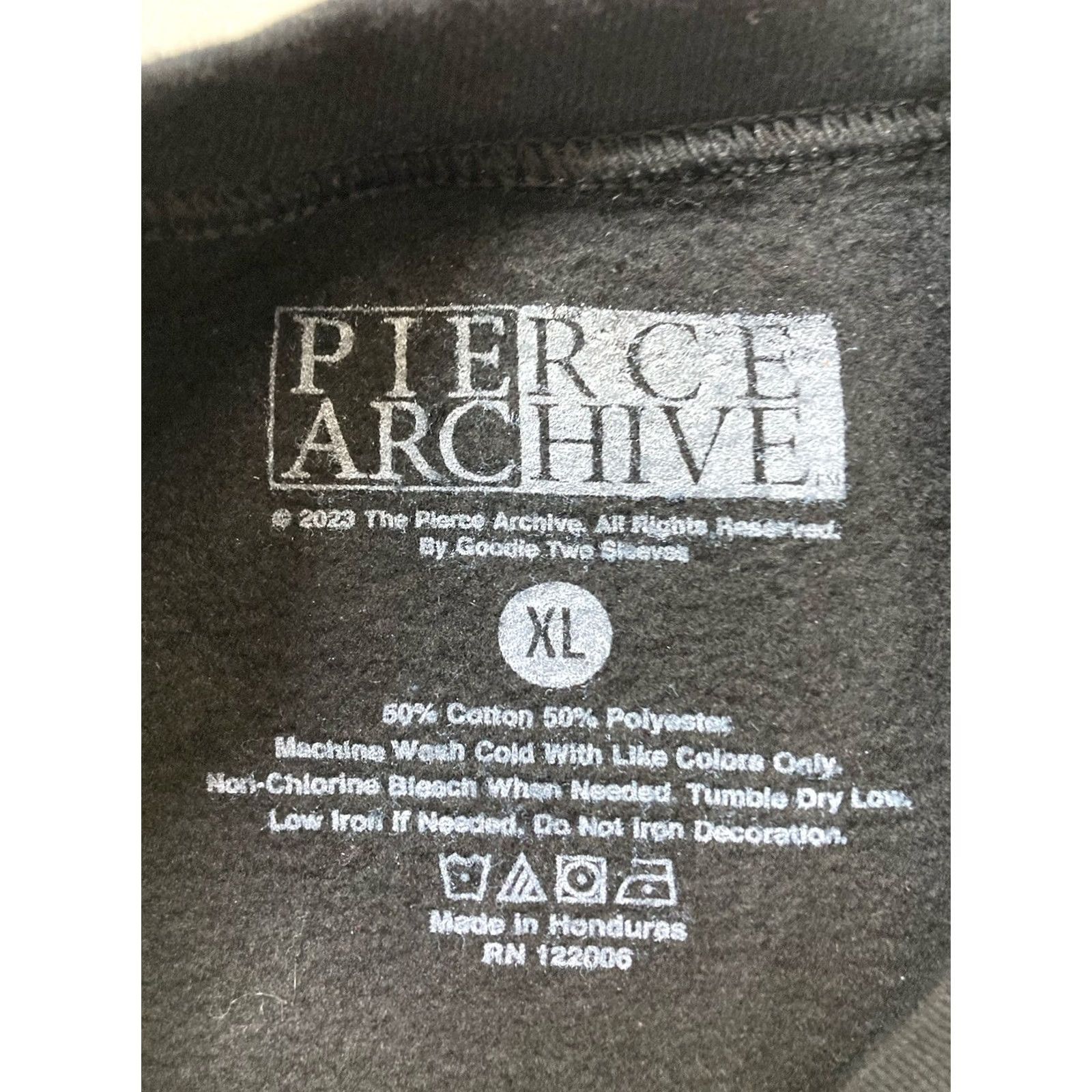 Vintage Pierce Archive Van Hogh Art Sweatshirt Women XL Black Crewneck Size XL / US 12-14 / IT 48-50 - 4 Thumbnail