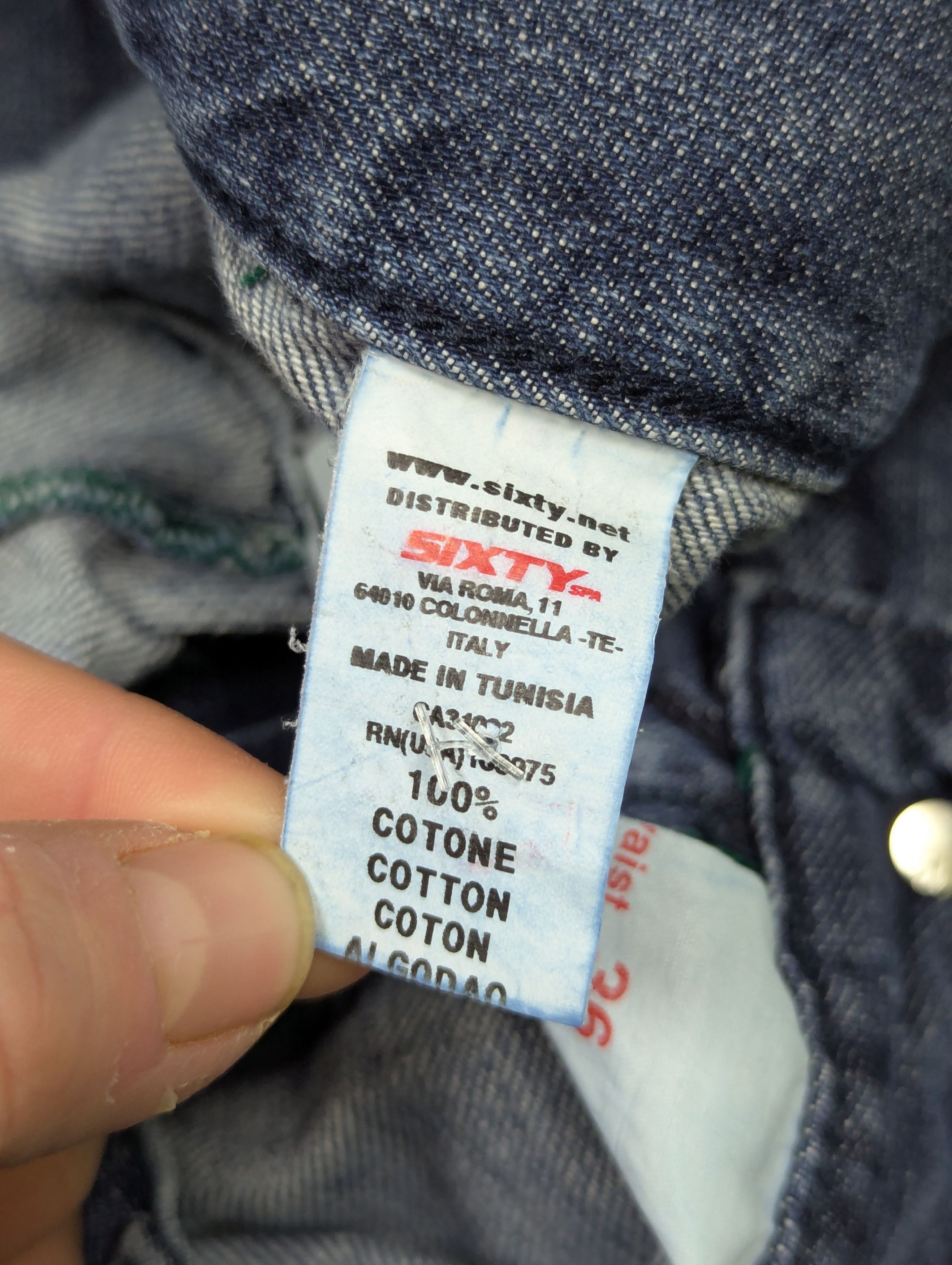 Energie nergie by Miss Sixty Y2K Faded Jeans Pockets Distressed Size US 36 / EU 52 - 14 Thumbnail