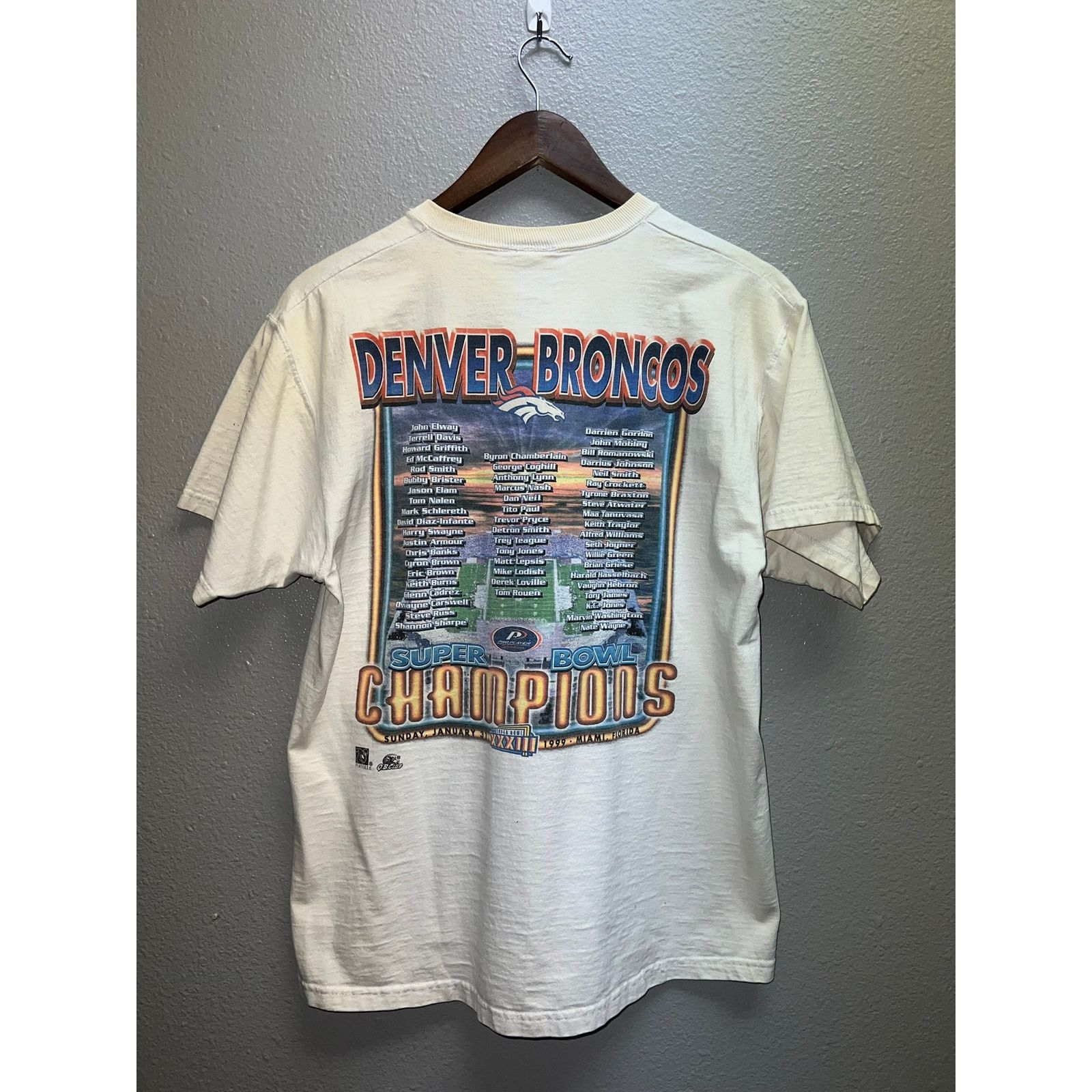 Pro Player Vintage Denver Broncos Caricature Shirt Super Bowl 90s Tee M Size US M / EU 48-50 / 2 - 10 Thumbnail