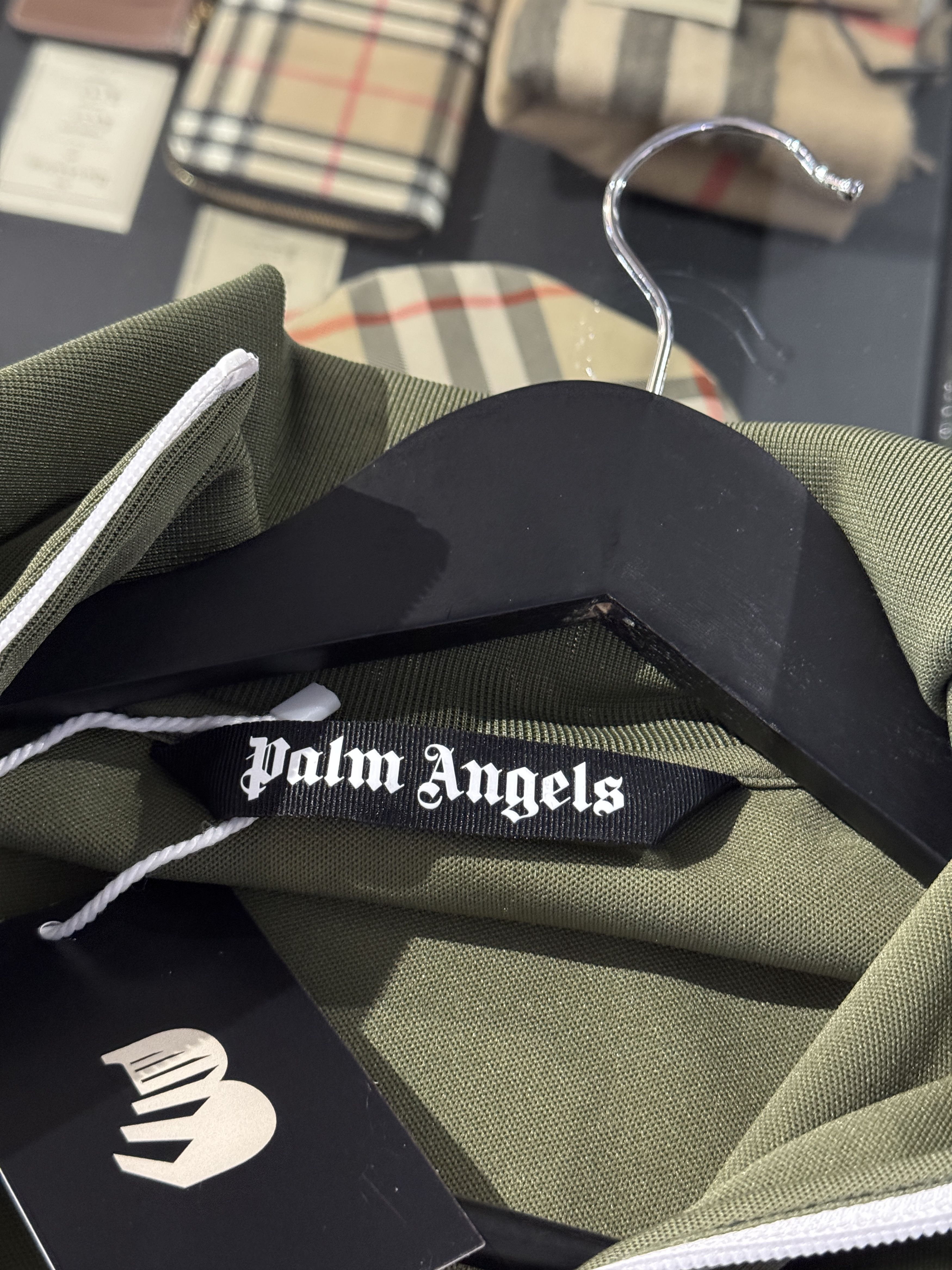 Palm Angels Palm Angels Mens Military White Track Jacket Small Green Size US S / EU 44-46 / 1 - 9 Thumbnail