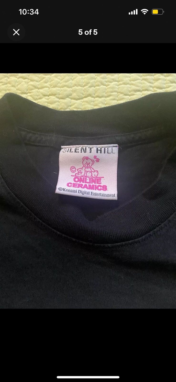 Online Ceramics XL - Silent Hill 2 Online Ceramics Black Welcome Tee t Shirt Size US XL / EU 56 / 4 - 4 Thumbnail