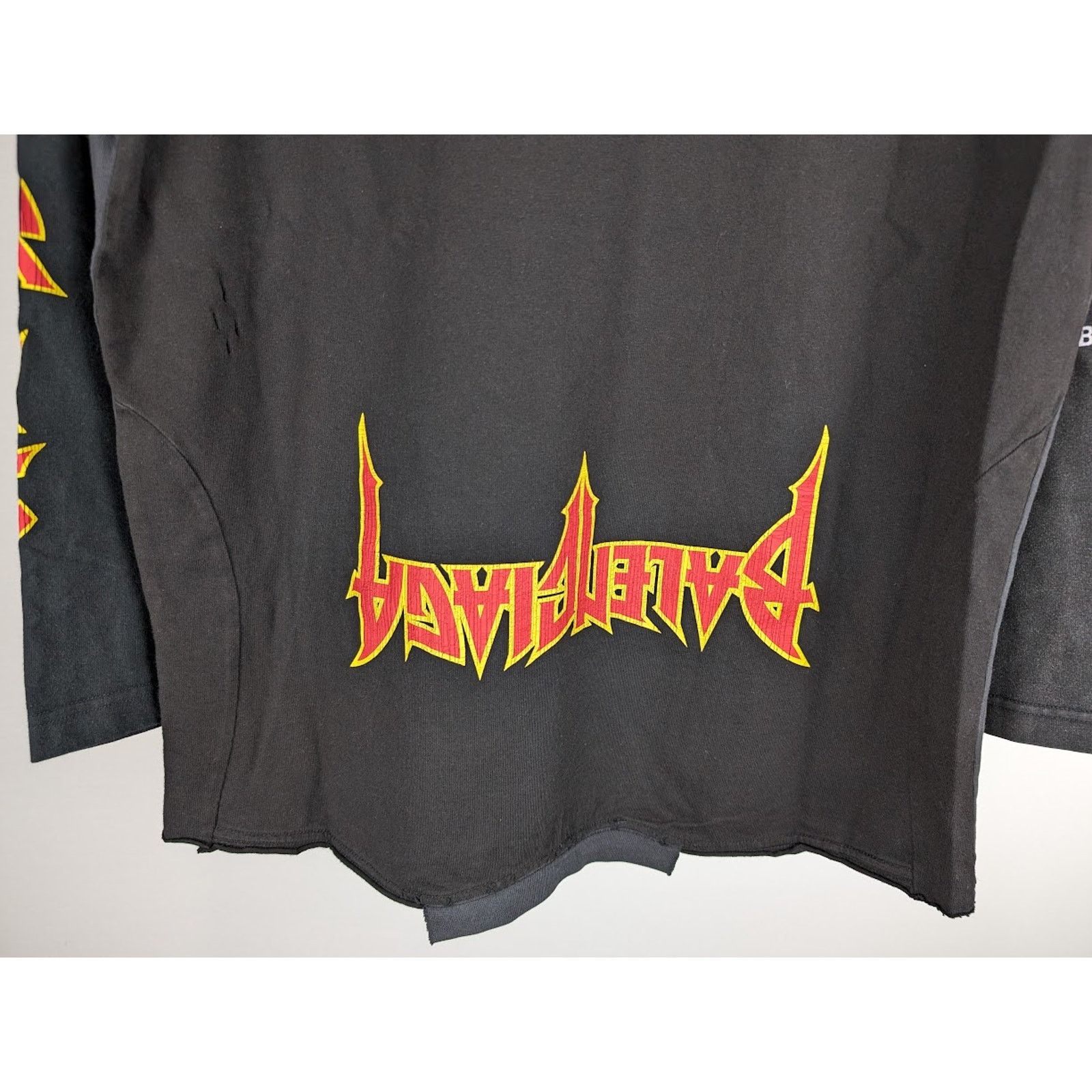 Balenciaga o1rshd1 Speed Hunter Long Sleeve T-Shirt in Black Size US L / EU 52-54 / 3 - 16 Thumbnail
