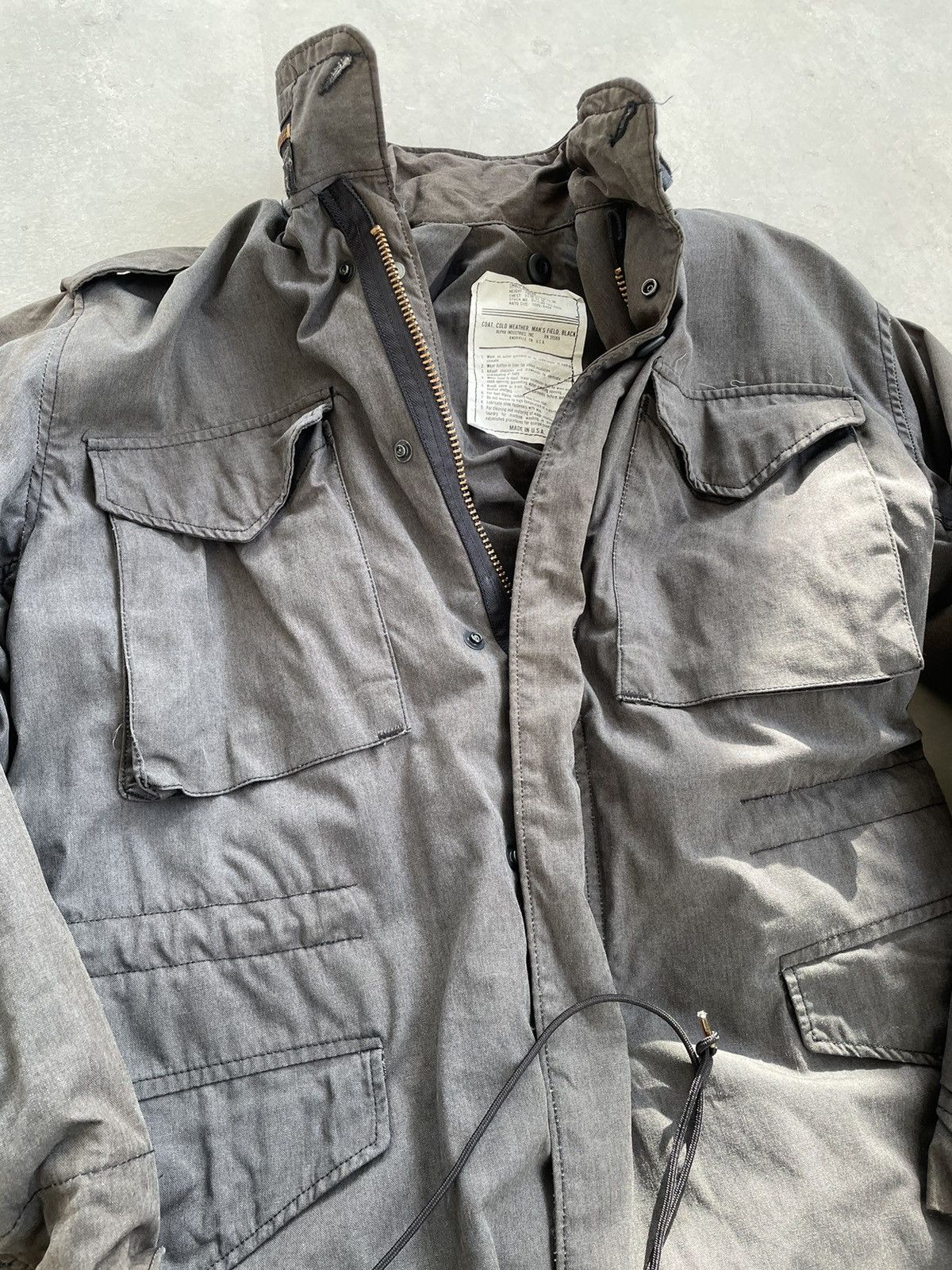 Alpha Industries VINTAGE 80s ALPHA INDUSTRIES M65 FIELD JACKET Size US L / EU 52-54 / 3 - 2 Thumbnail