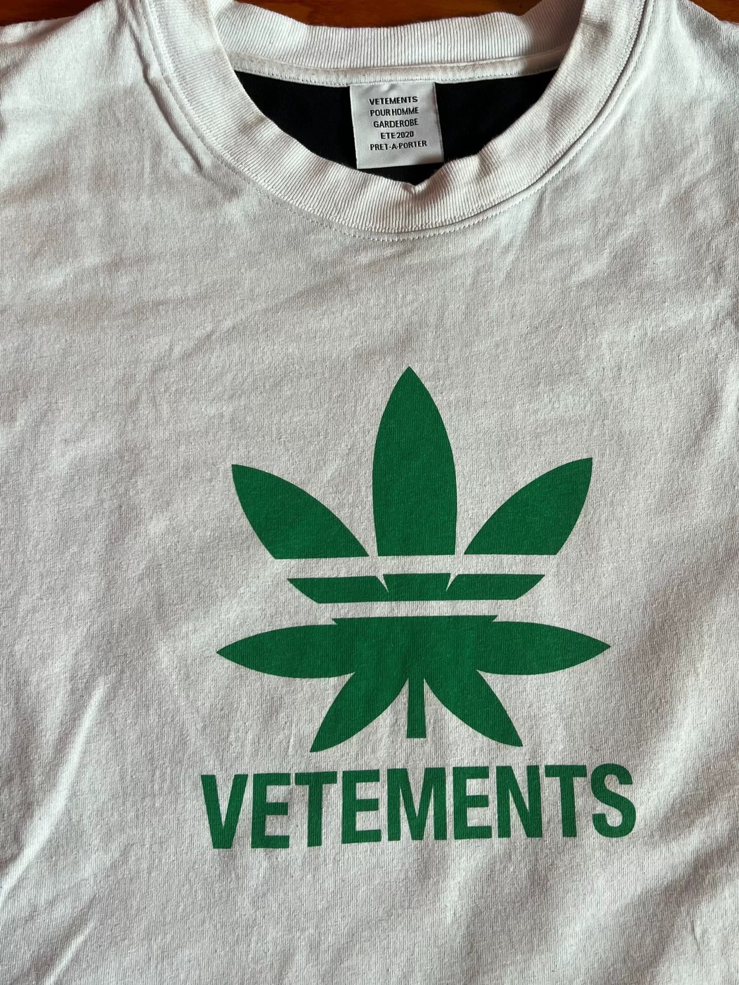 Vetements vetements black and white oversized T-shirt Size US S / EU 44-46 / 1 - 3 Thumbnail