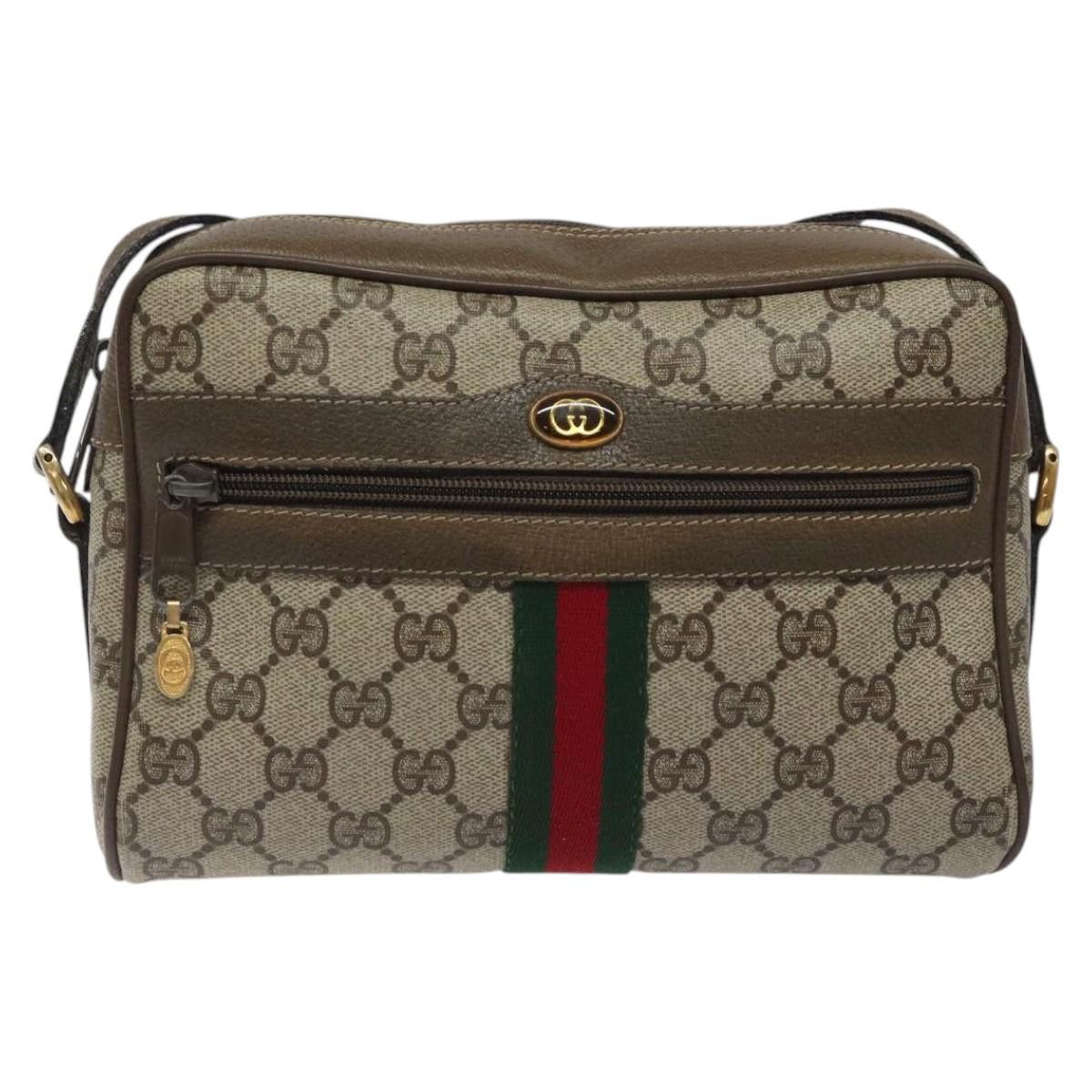 Gucci GUCCI GG Supreme Web Sherry Line Shoulder Bag Pvc Beige 56 Size ONE SIZE - 2 Thumbnail