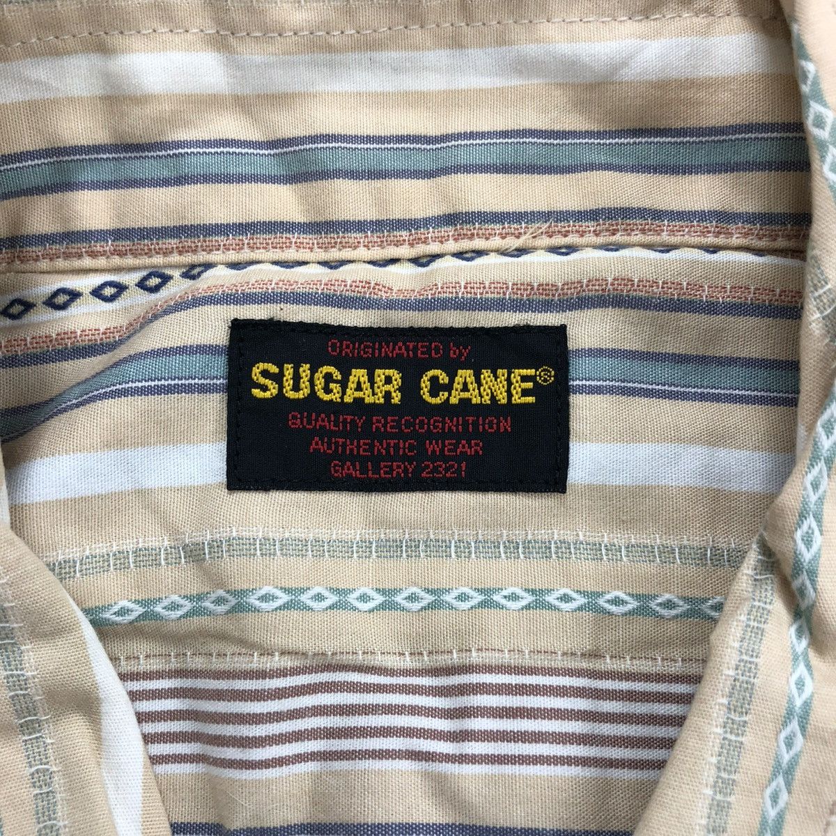 Sugar Cane Vintage Sugar Cane Navajo Striped Work Shirt Toyo Enterprise Size US M / EU 48-50 / 2 - 8 Thumbnail