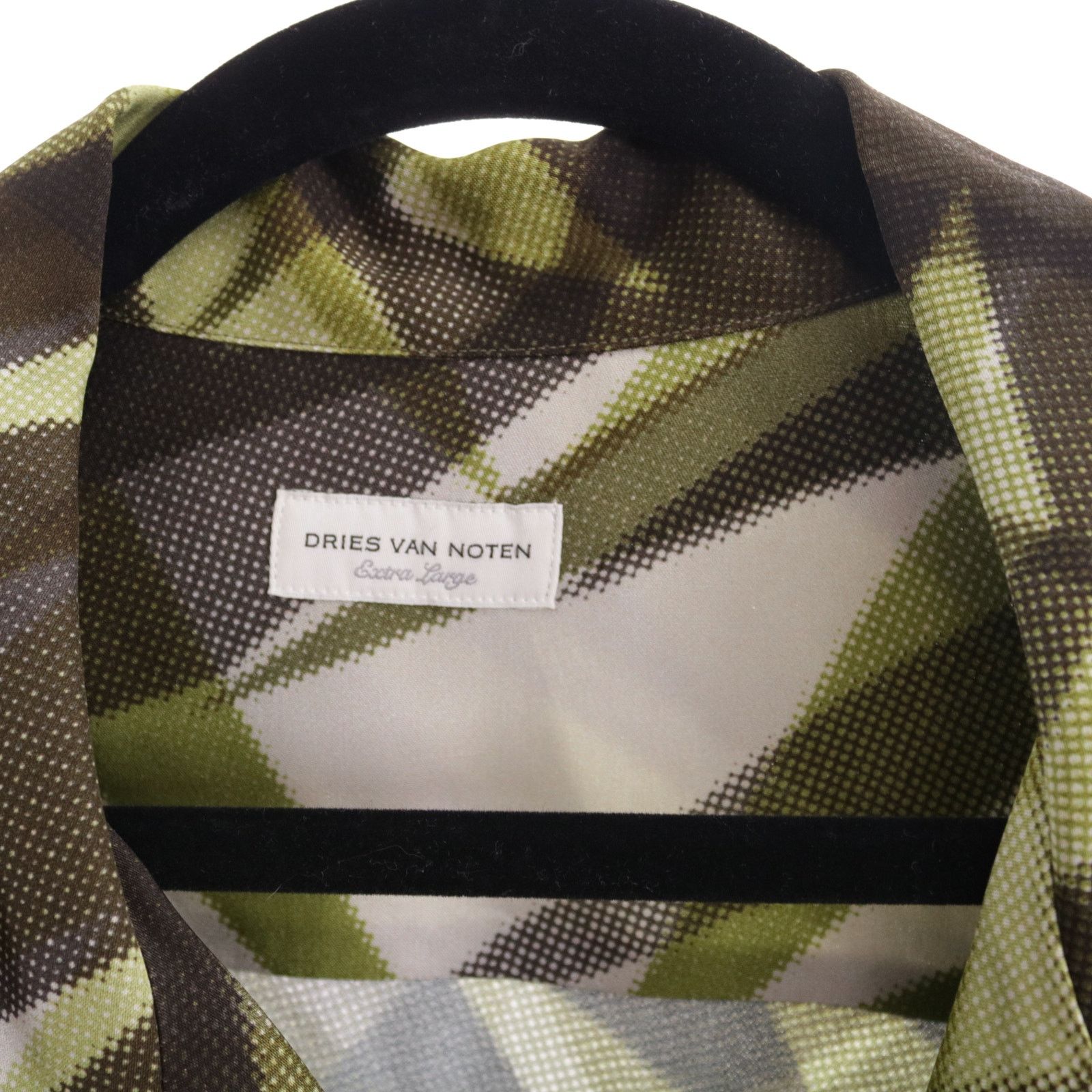 Dries Van Noten Dries Van Noten Geometric Print Viscose Shirt Extra Large Size US XL / EU 56 / 4 - 6 Thumbnail