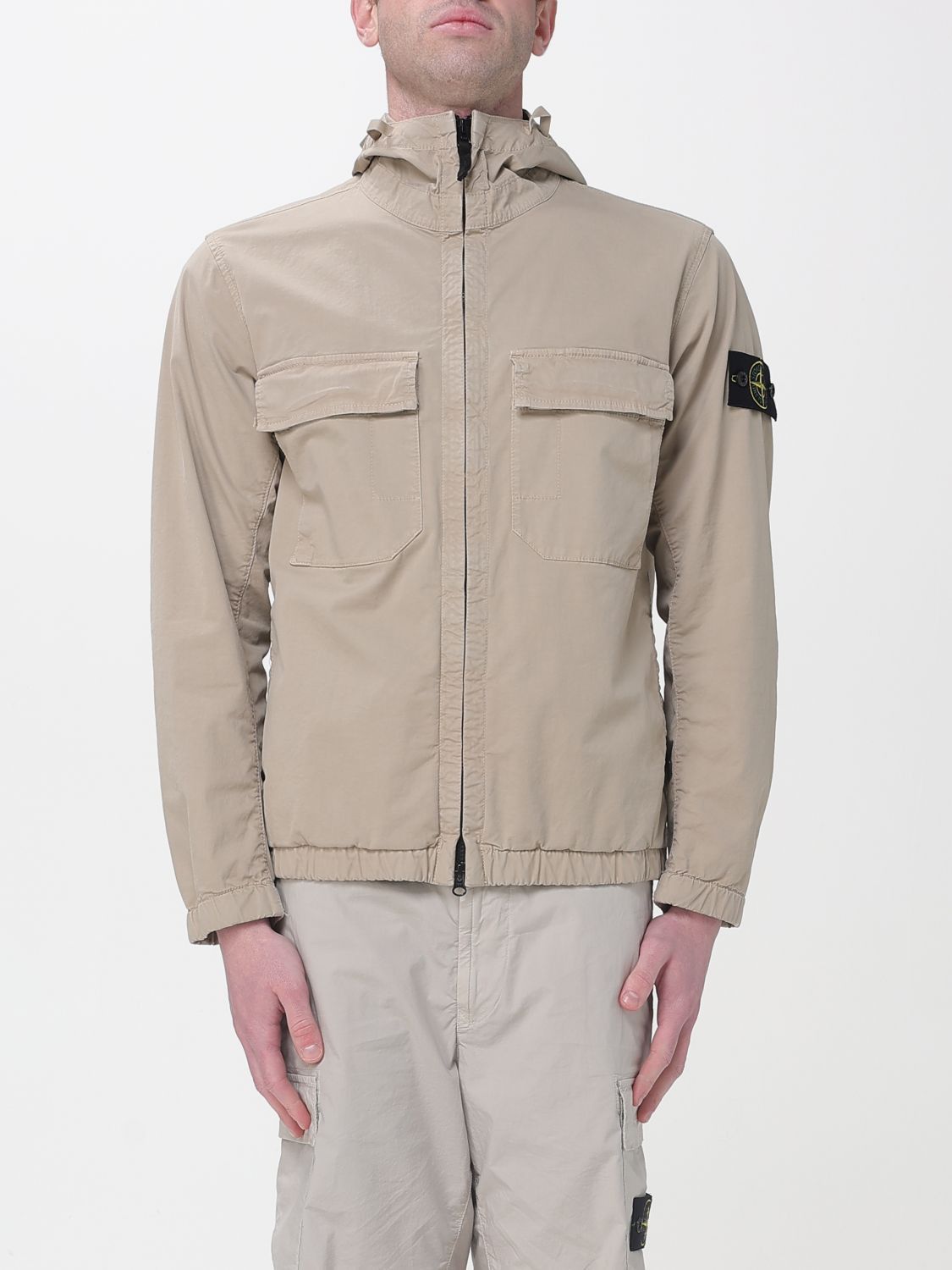 Stone Island Stone Island Jacket Men Beige Size US L / EU 52-54 / 3 - 1 Thumbnail