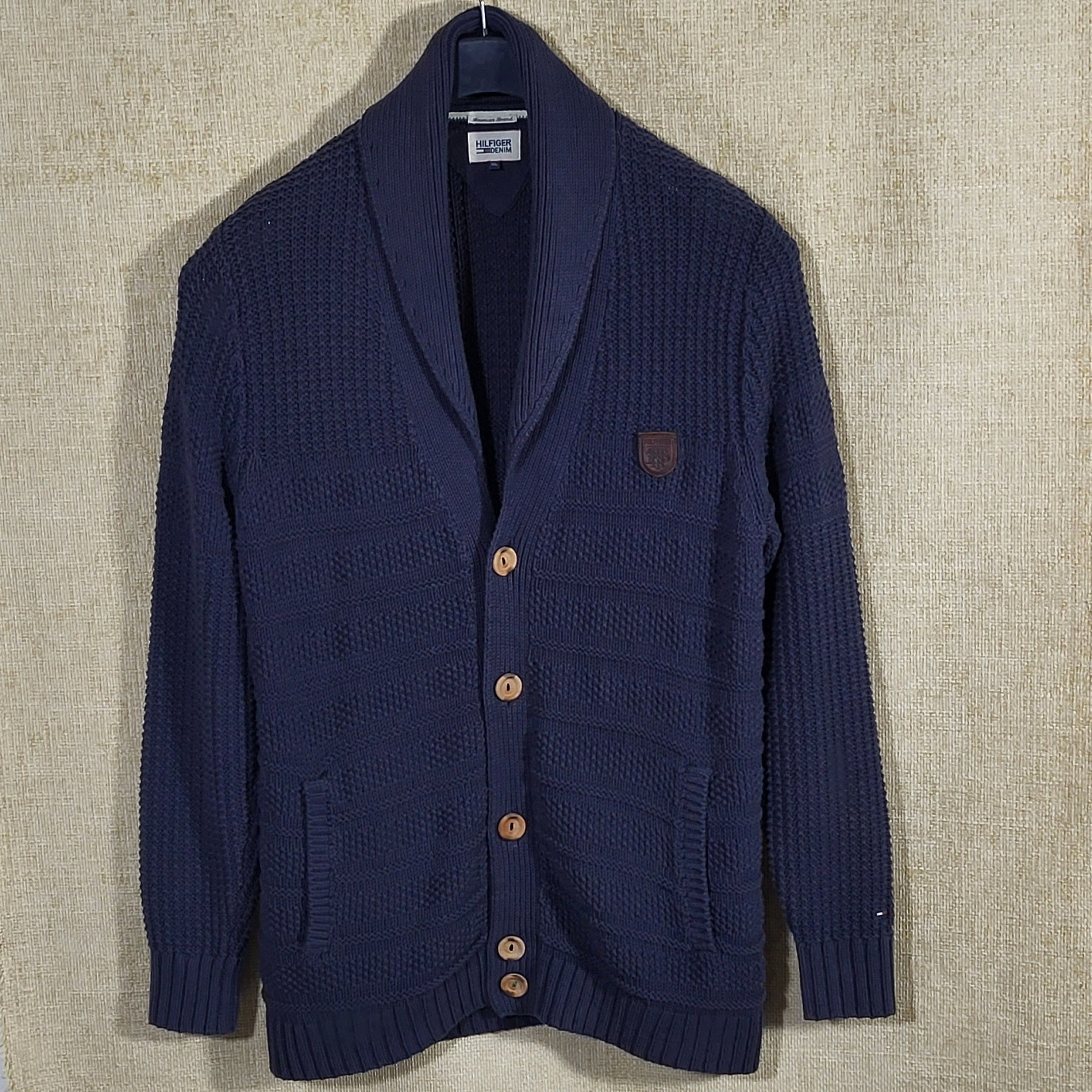 Tommy Hilfiger Tommy Hilfiger Denim cardigan vintage 2012s Size US XL / EU 56 / 4 - 1 Thumbnail