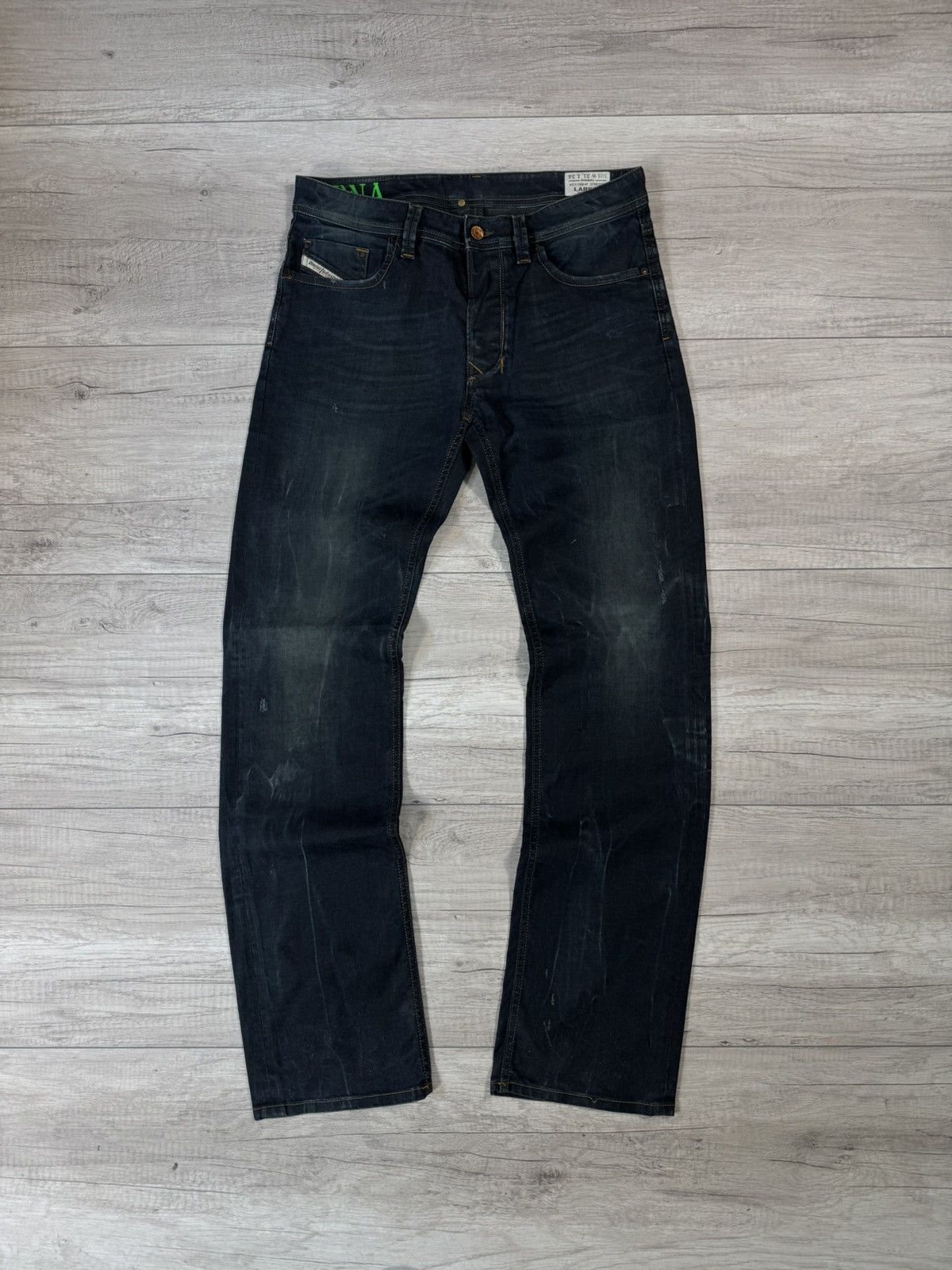 Diesel Larkee DNA Destresed Trapper Jeans
