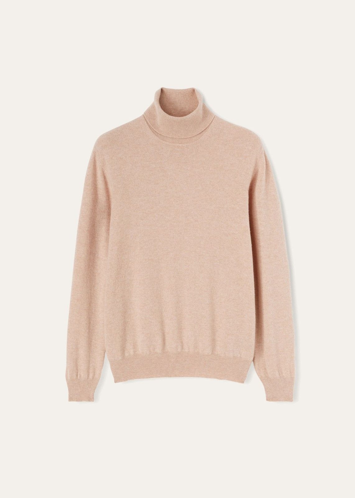 Loro Piana o1srvl11e1224 Baby Cashmere Turtleneck Sweater in Light Pink Size US XL / EU 56 / 4 - 1 Preview