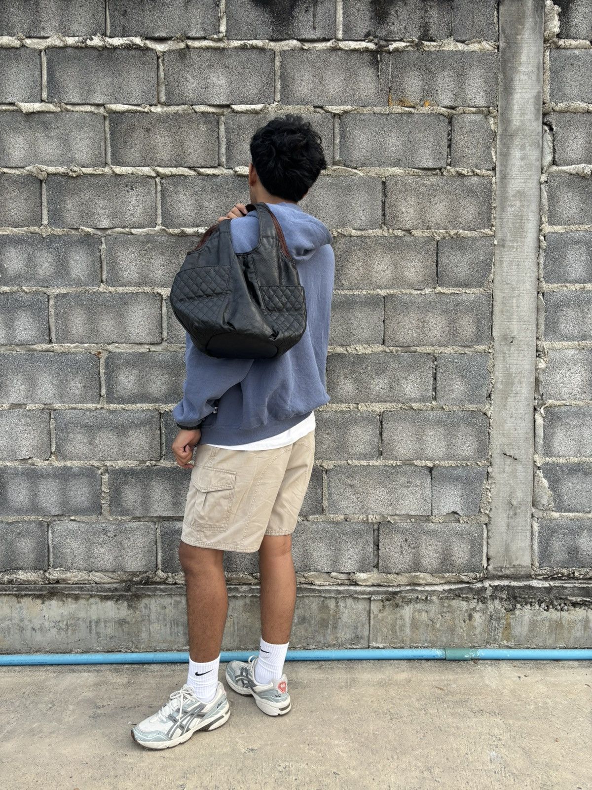 Japanese Brand 🥷🏿 Leather Tote Shoulder Bag Size ONE SIZE - 12 Thumbnail