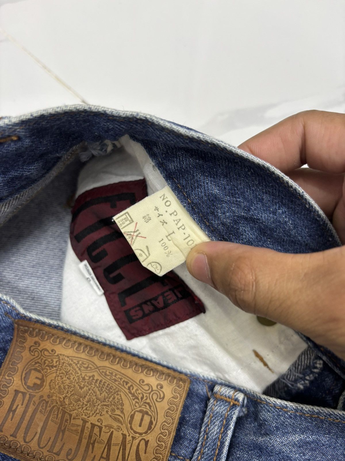 Yoshiyuki Konishi Yoshiyuki Konishi Ficce Uomo Wide Straight Leg Denim Jeans Size US 32 / EU 48 - 17 Thumbnail