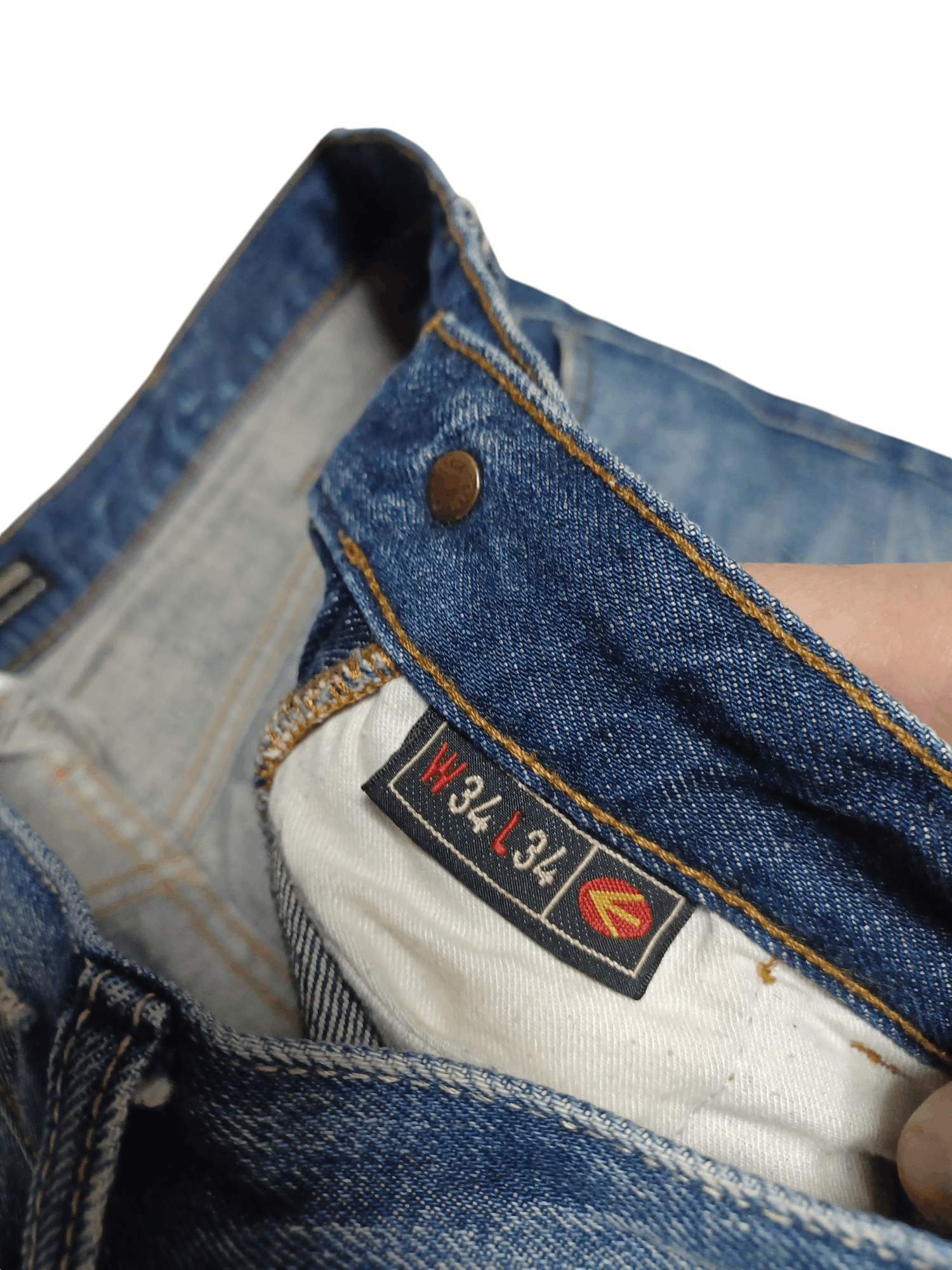 Energie ENERGIE MADE IN ITALY BOOTCUT DISTRESSED AVANT GARDE JEANS Size US 34 / EU 50 - 5 Thumbnail