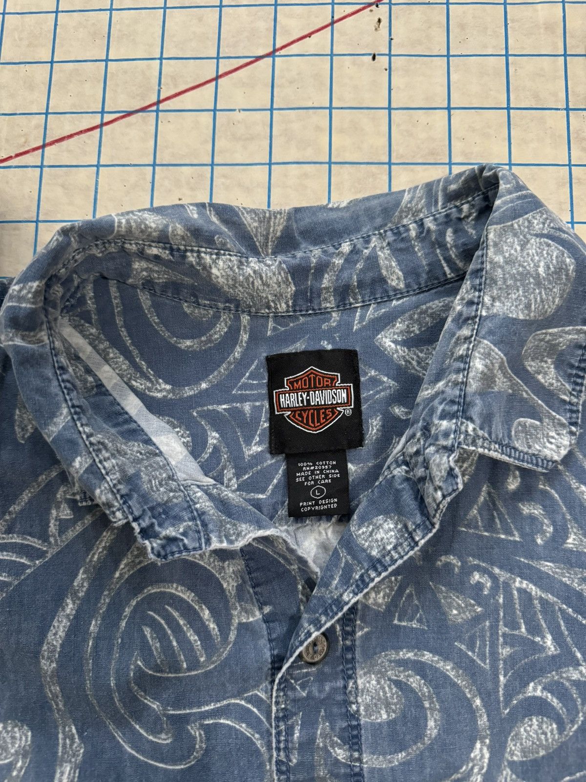 Harley Davidson Harley Davidson Hawaii Short Sleeve Button Up Shirt Large Size US L / EU 52-54 / 3 - 5 Thumbnail