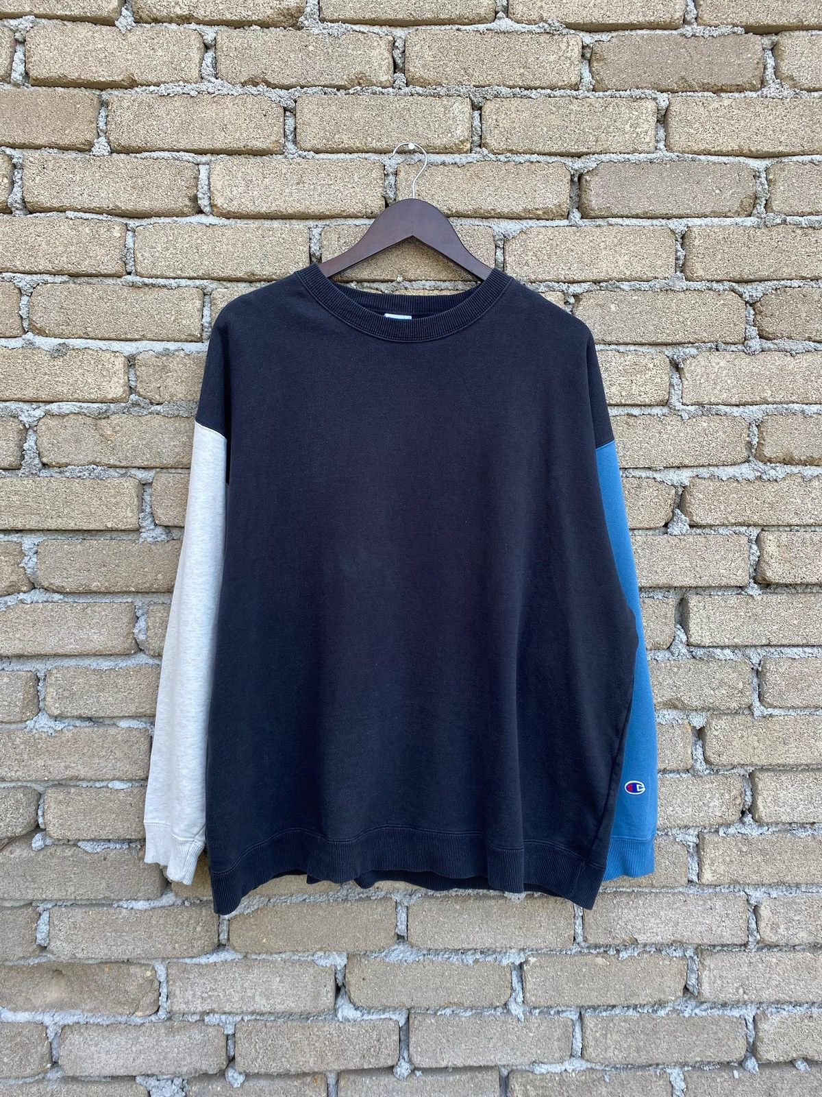Champion Vintage Champion Crewneck Sweatshirt Colour Block Size US L / EU 52-54 / 3 - 4 Thumbnail