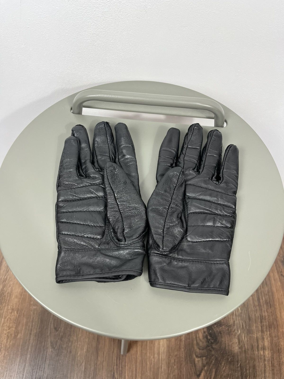 Harley Davidson Harley-Davidson Leather Gloves Black Men’s Size L Size ONE SIZE - 7 Thumbnail