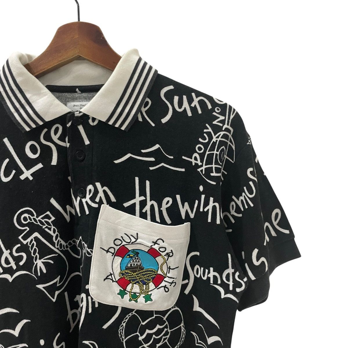 Jean Charles De Castelbajac Vintage Jean Charles De Castelbajac Polos Size US M / EU 48-50 / 2 - 2 Thumbnail