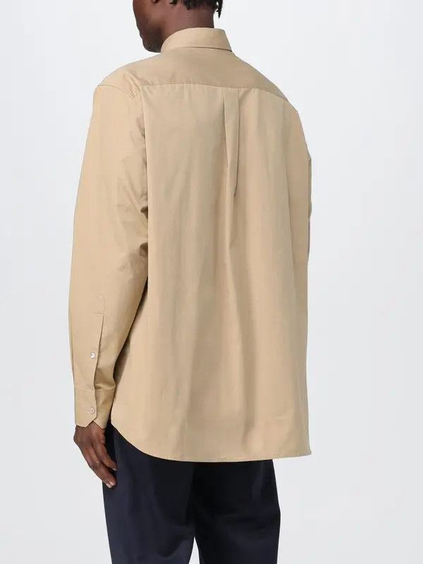 Valentino o1y0525 Logo Solid Color Shirt in Beige Size US L / EU 52-54 / 3 - 2 Thumbnail