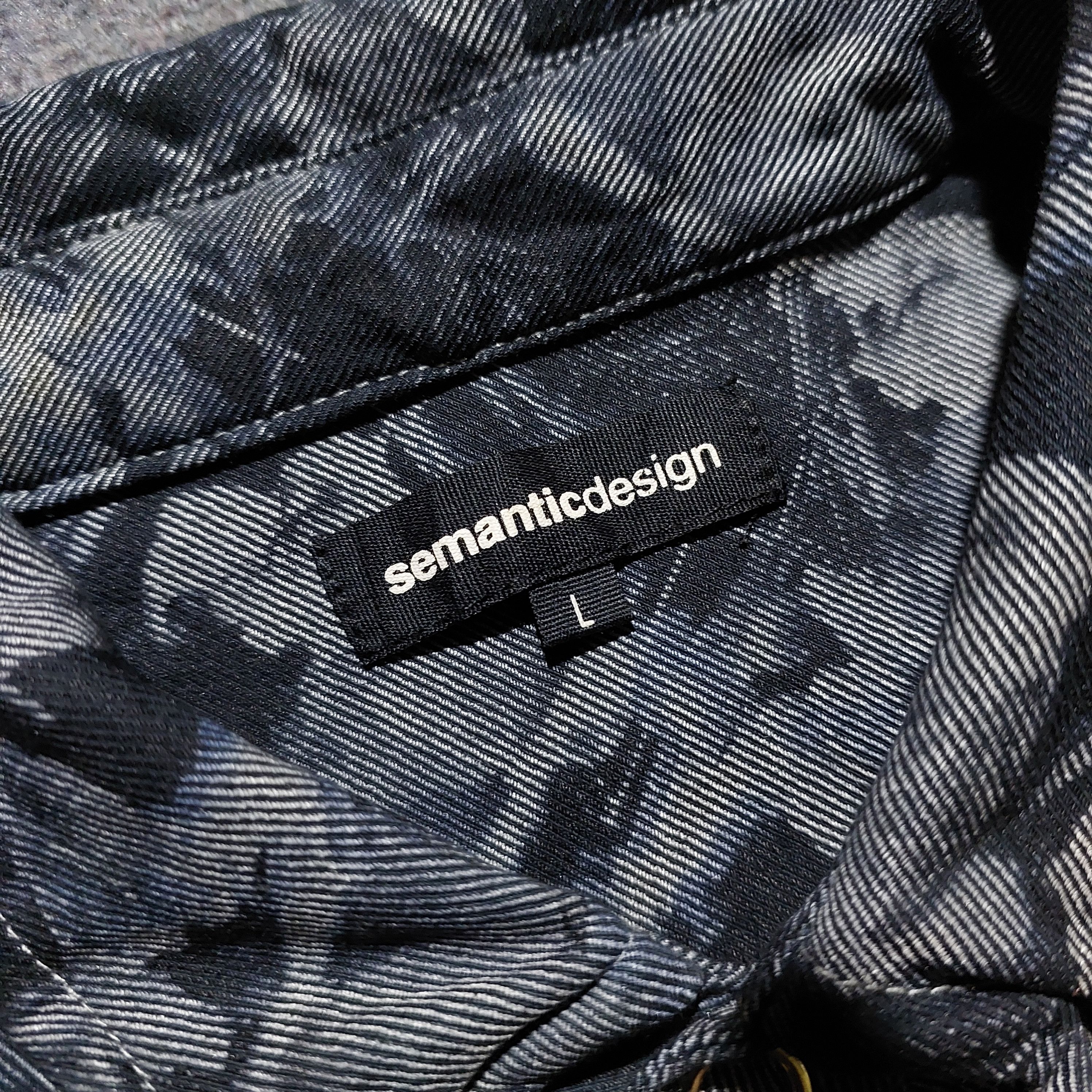 semanticdesign Semantic design flower patter button denim shirt Size US L / EU 52-54 / 3 - 7 Thumbnail